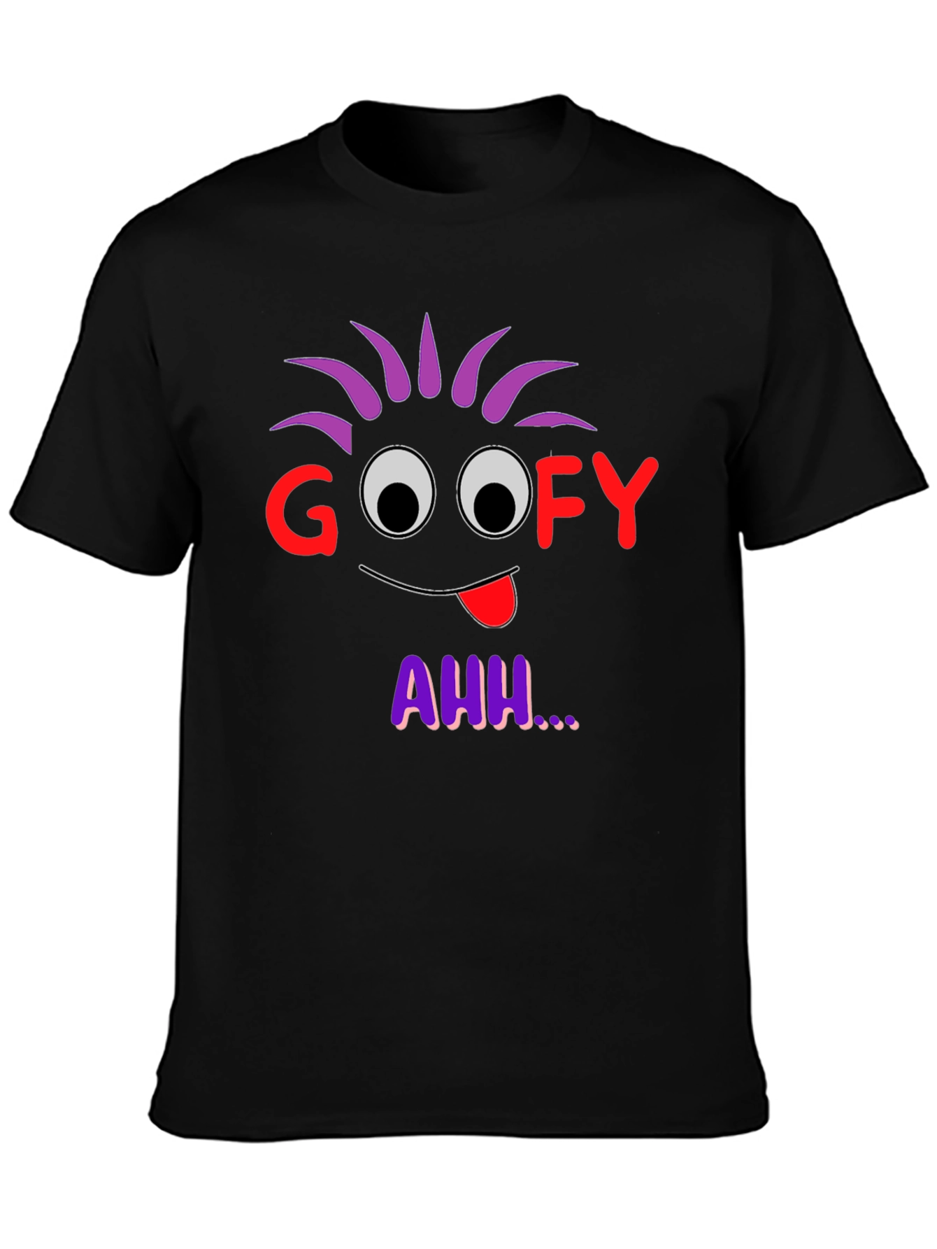 Goofy Ahh Graphic Tee - Black