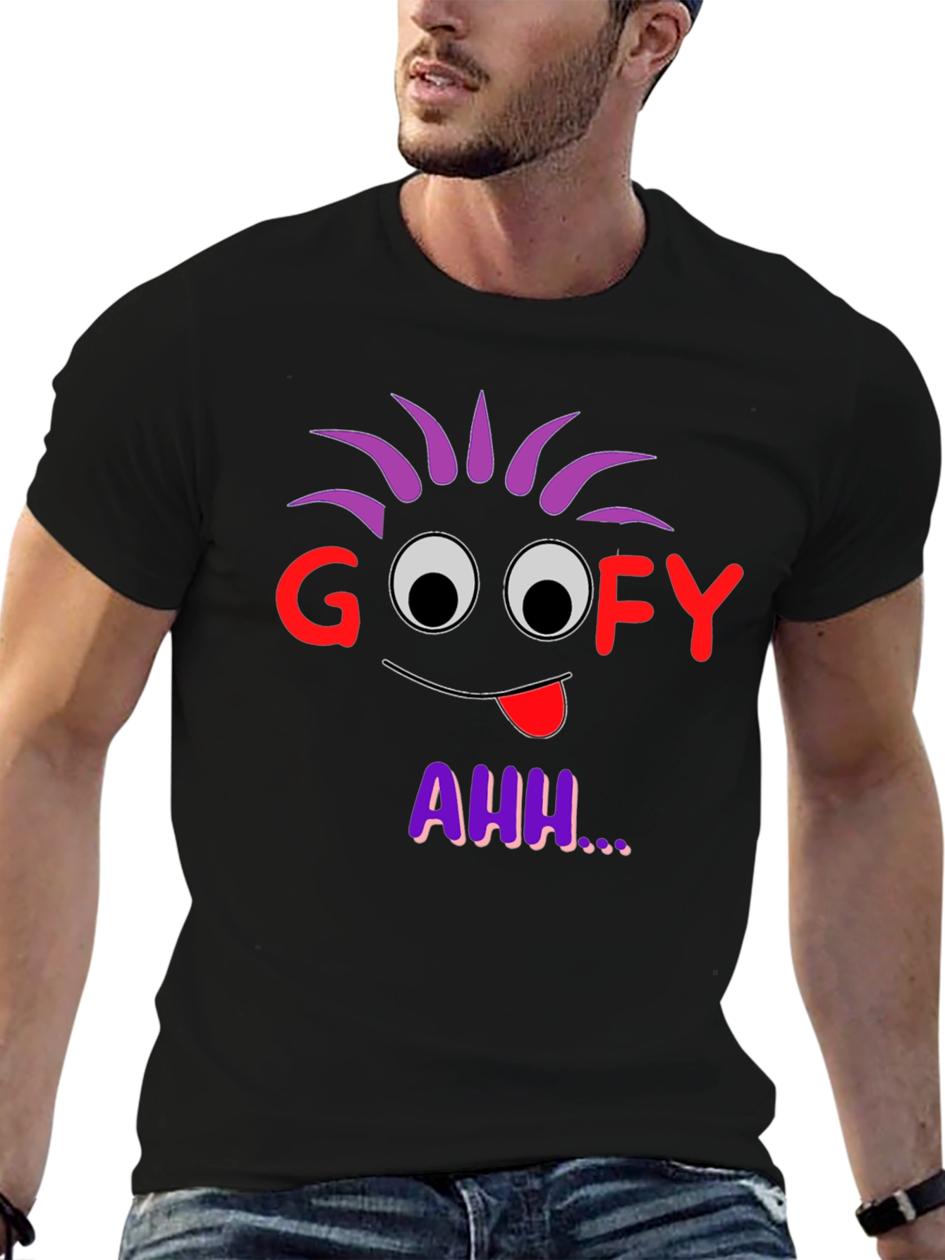 Goofy Ahh Graphic Tee - Black