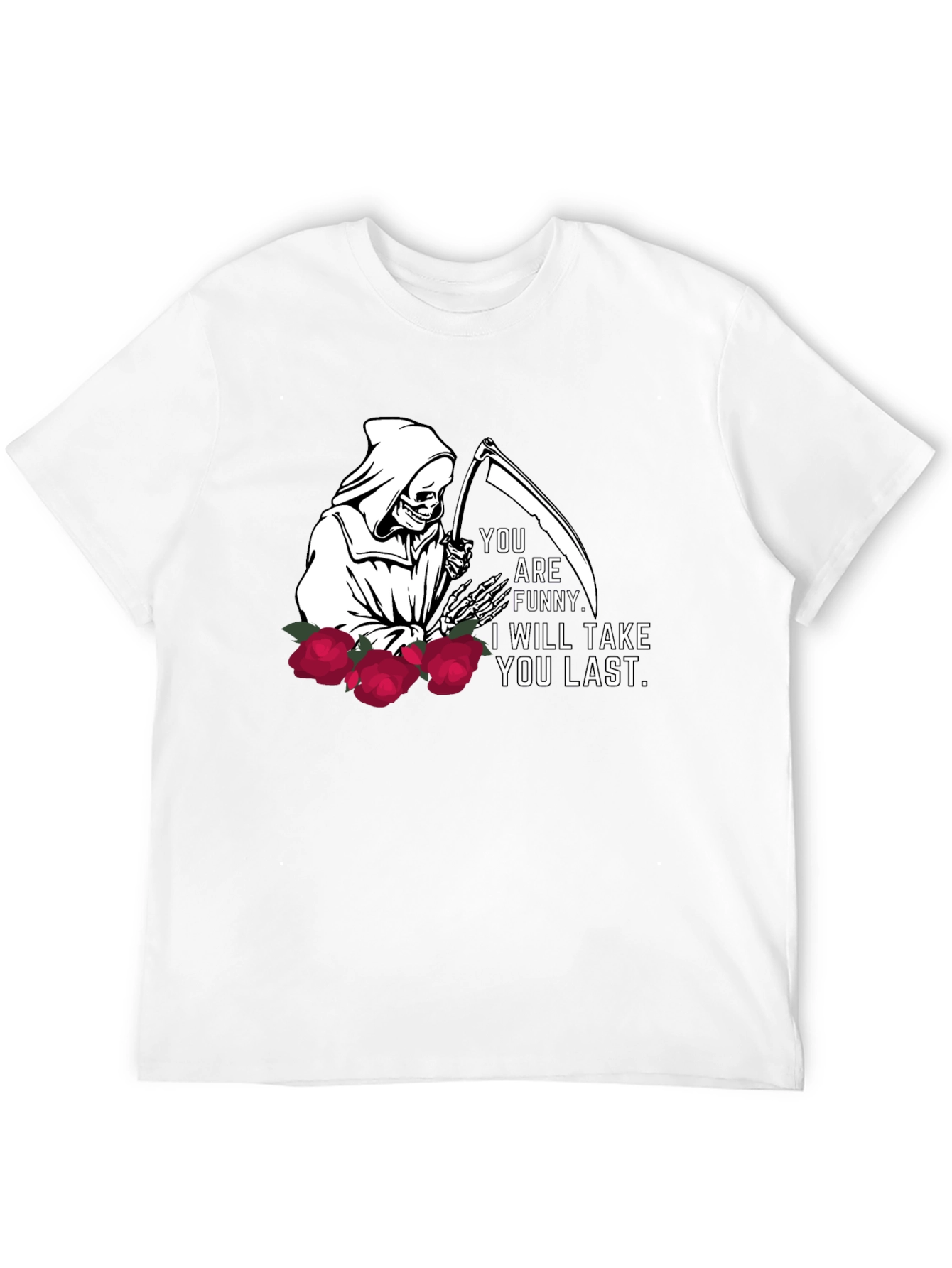 Grim Reaper Funny Graphic T-Shirt