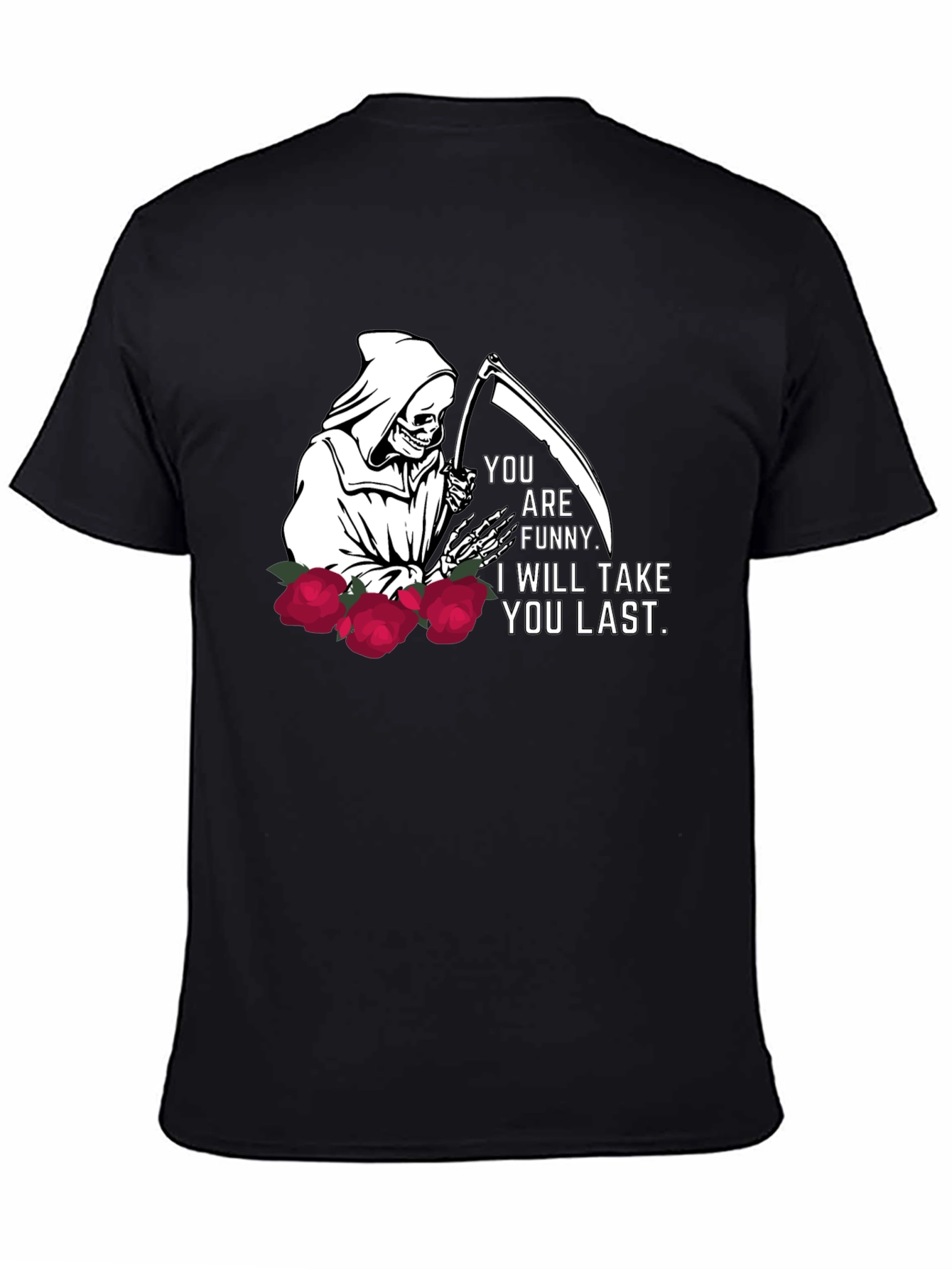 Grim Reaper Funny Graphic T-Shirt