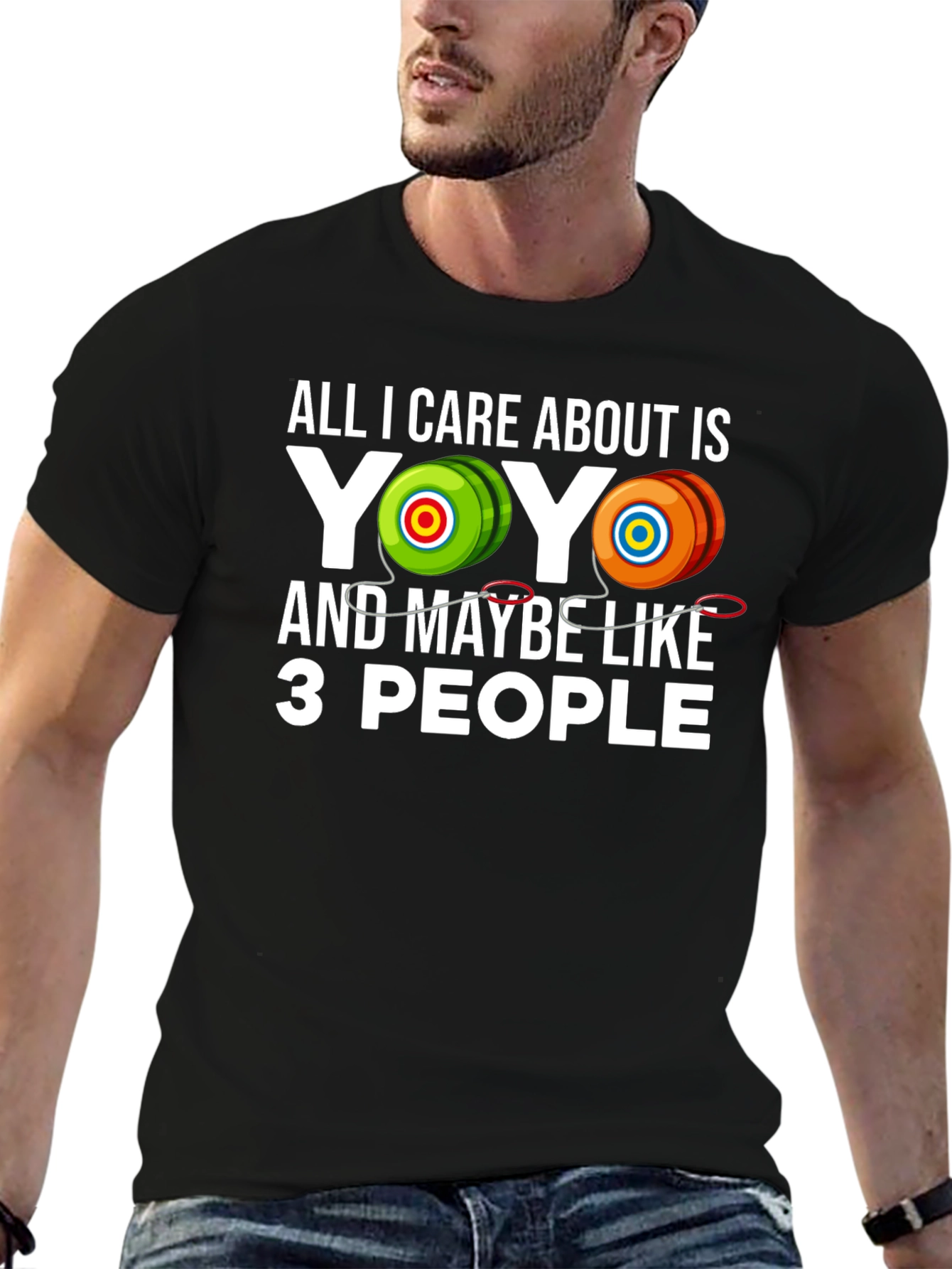 Yo-Yo Lover T-Shirt: All I Care About Is Yo-Yo!