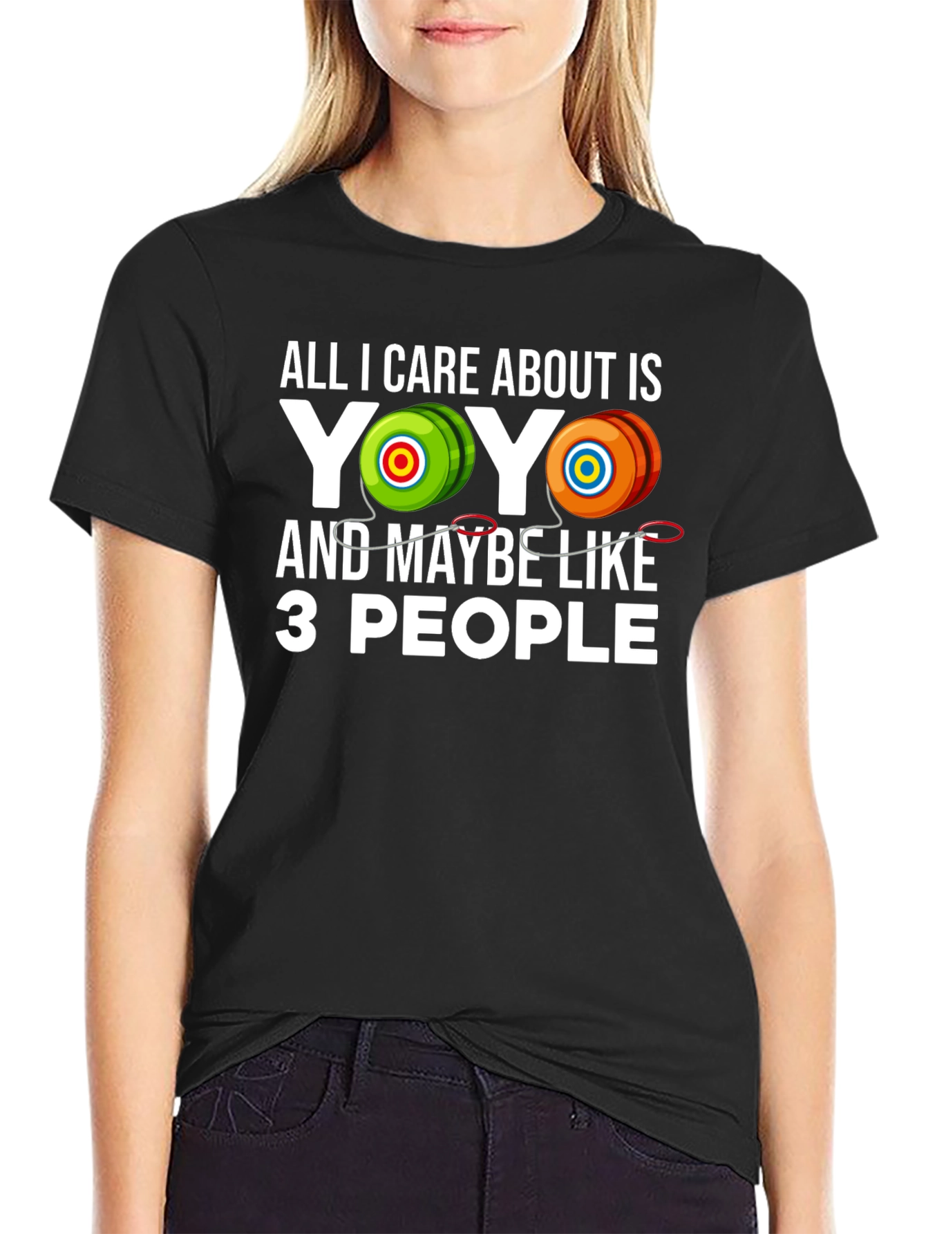 Yo-Yo Lover T-Shirt: All I Care About Is Yo-Yo!
