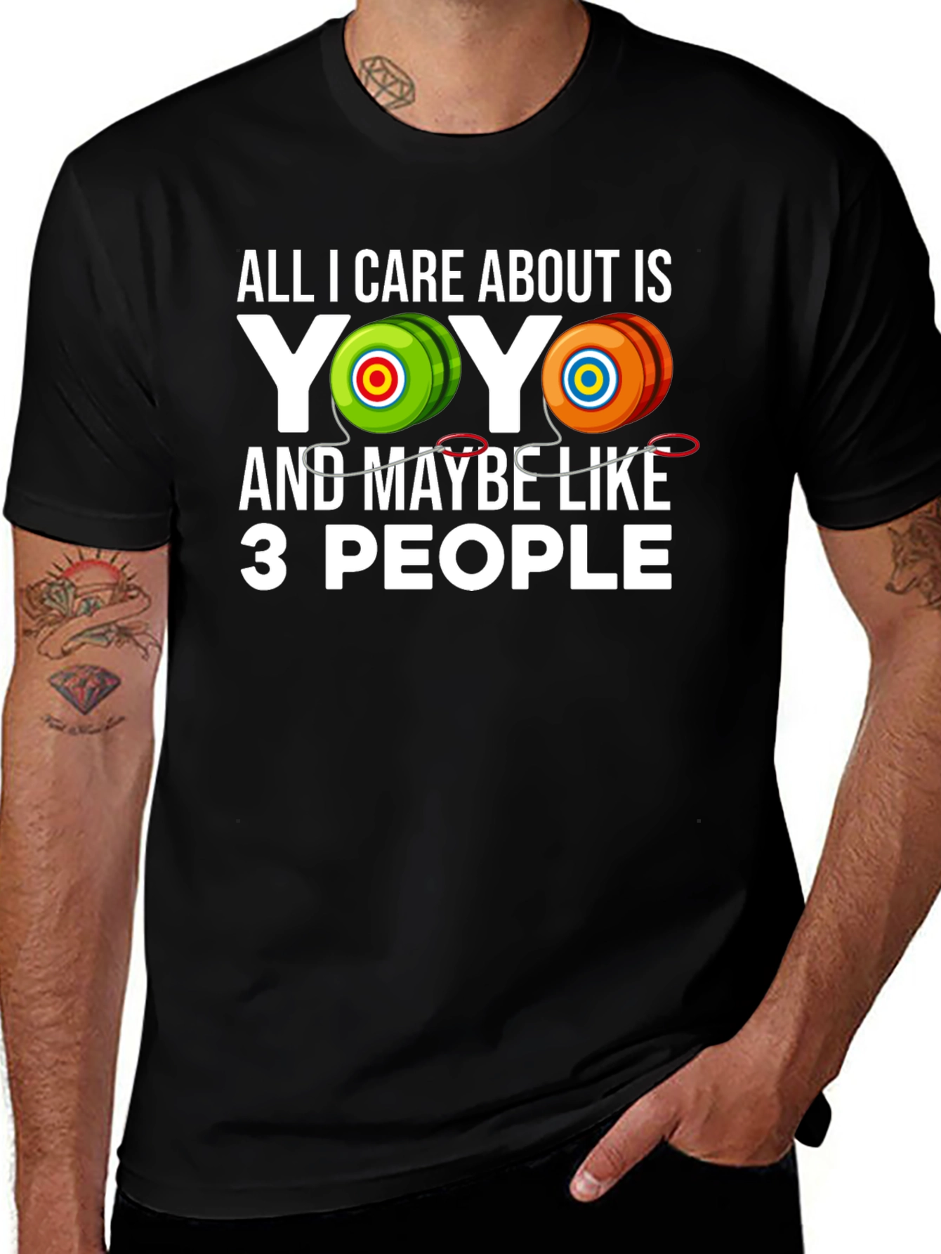 Yo-Yo Lover T-Shirt: All I Care About Is Yo-Yo!