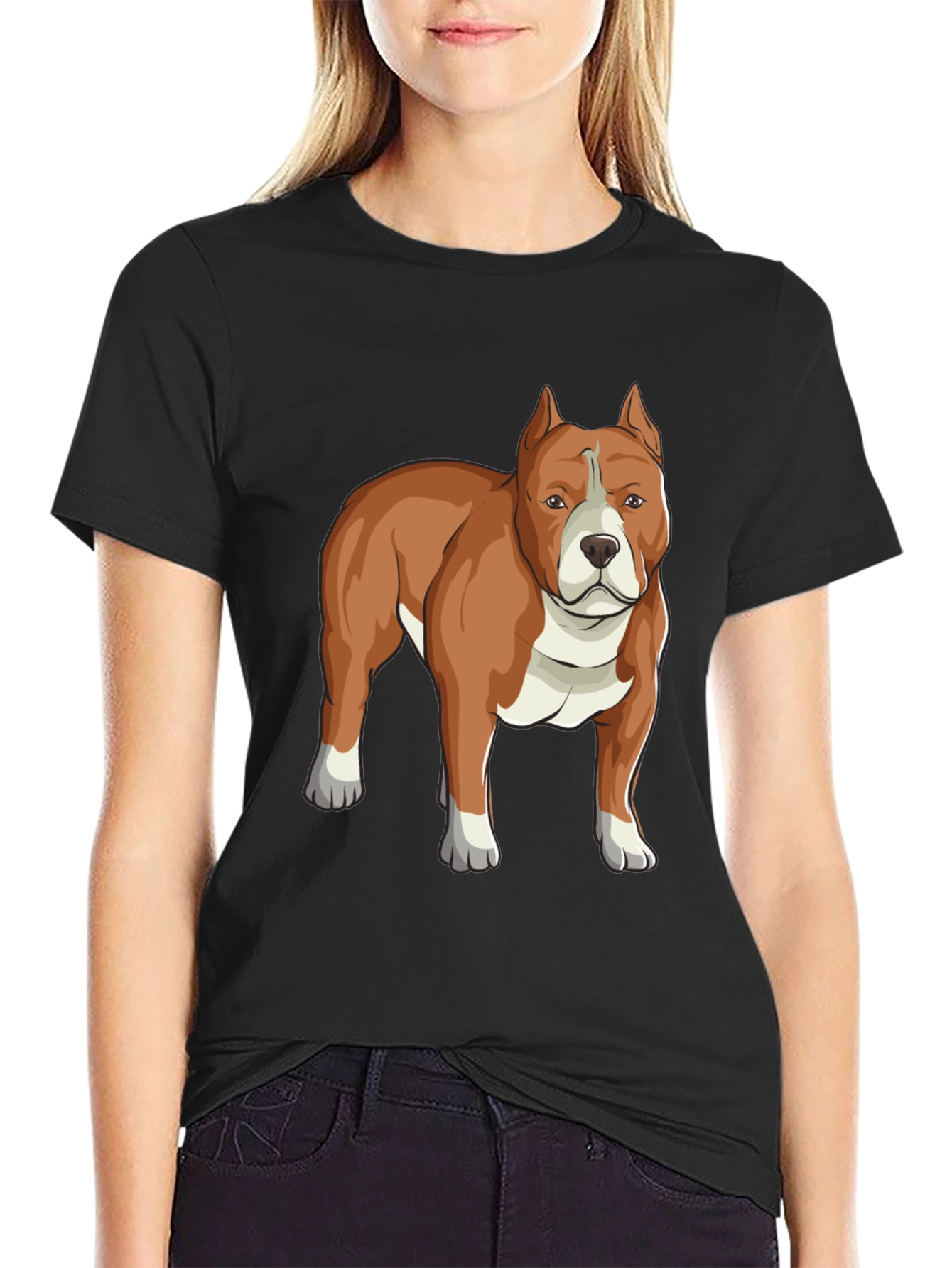 Pitbull Graphic Tee - Cool Dog Lover T-Shirt