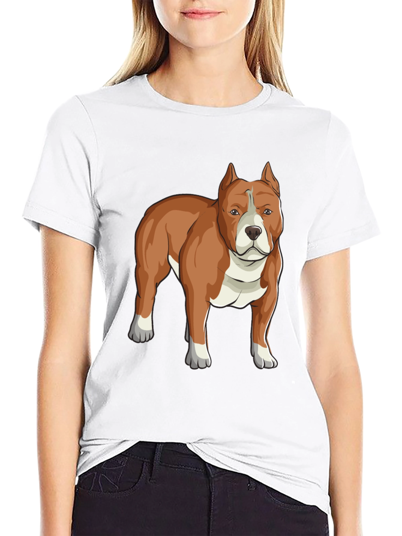 Pitbull Graphic Tee - Cool Dog Lover T-Shirt