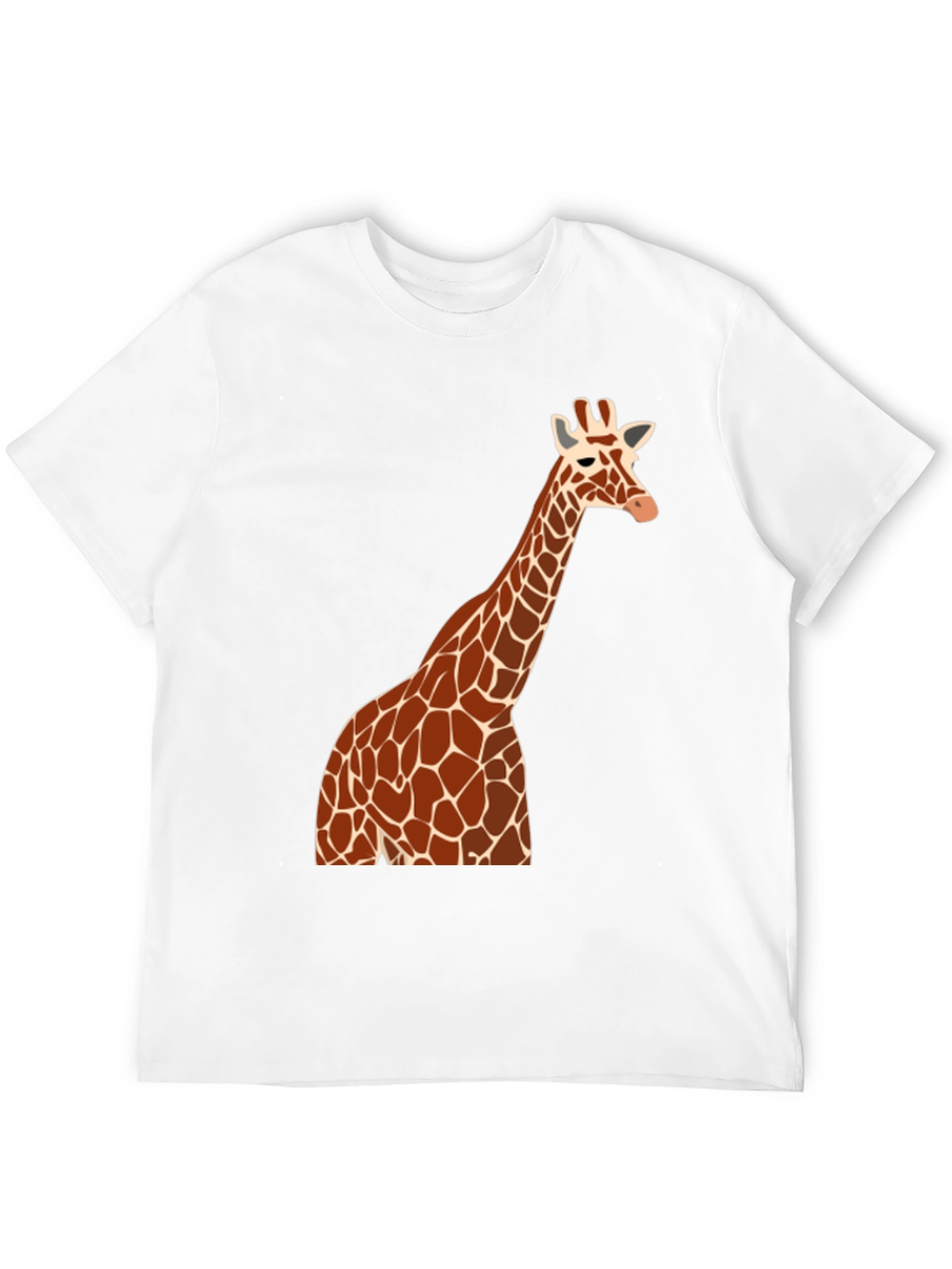Giraffe Graphic Tee - Mens Black T-Shirt