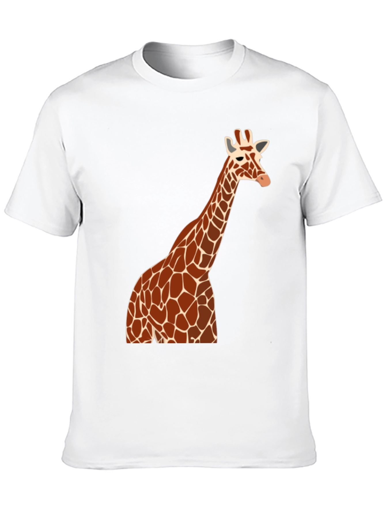 Giraffe Graphic Tee - Mens Black T-Shirt