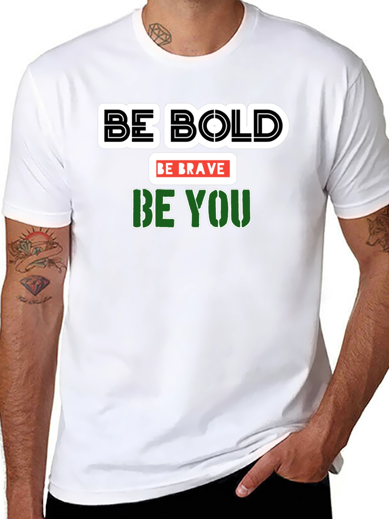 Be Bold Be Brave Be You Graphic Tee