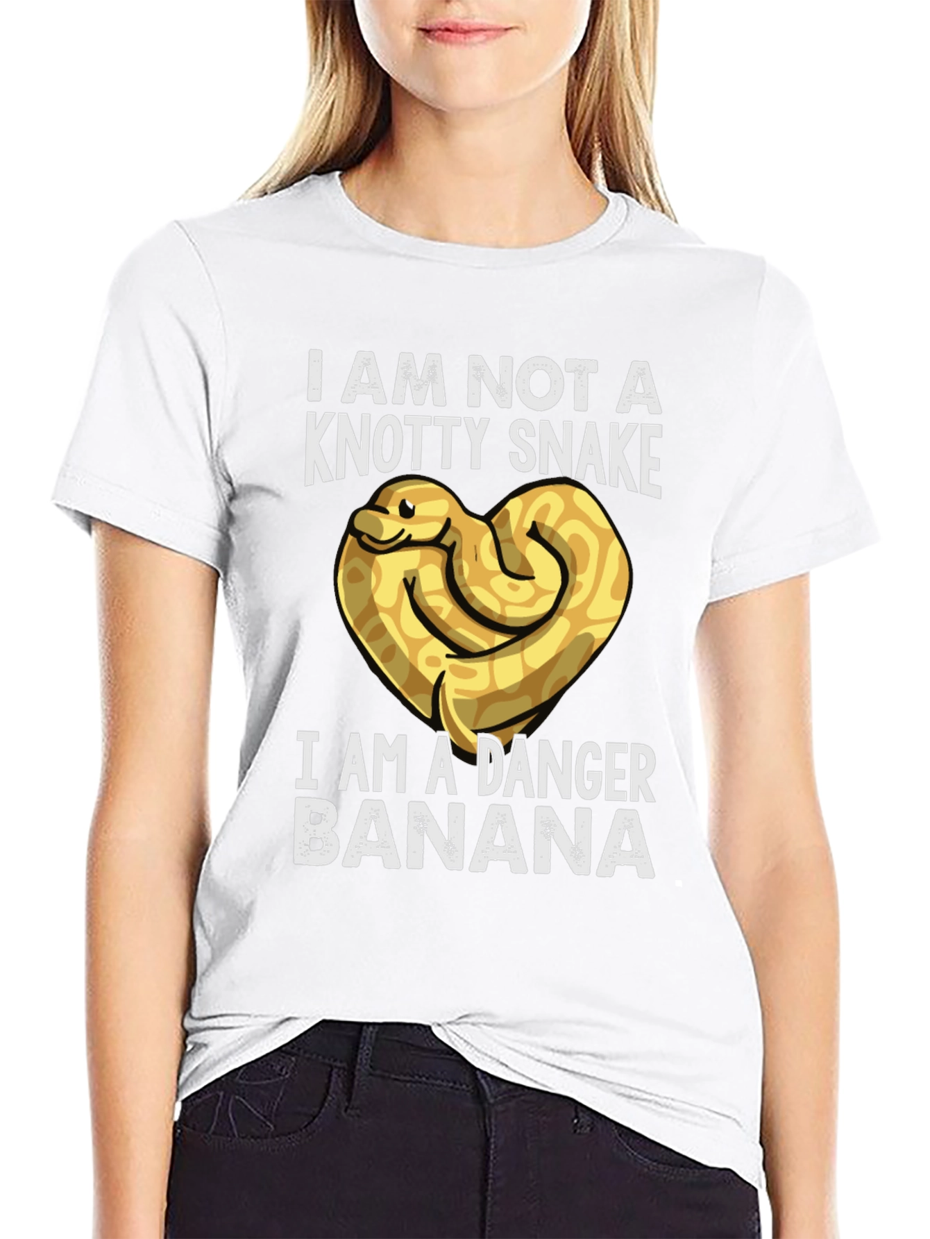 Danger Banana T-Shirt - Novelty Snake Tee