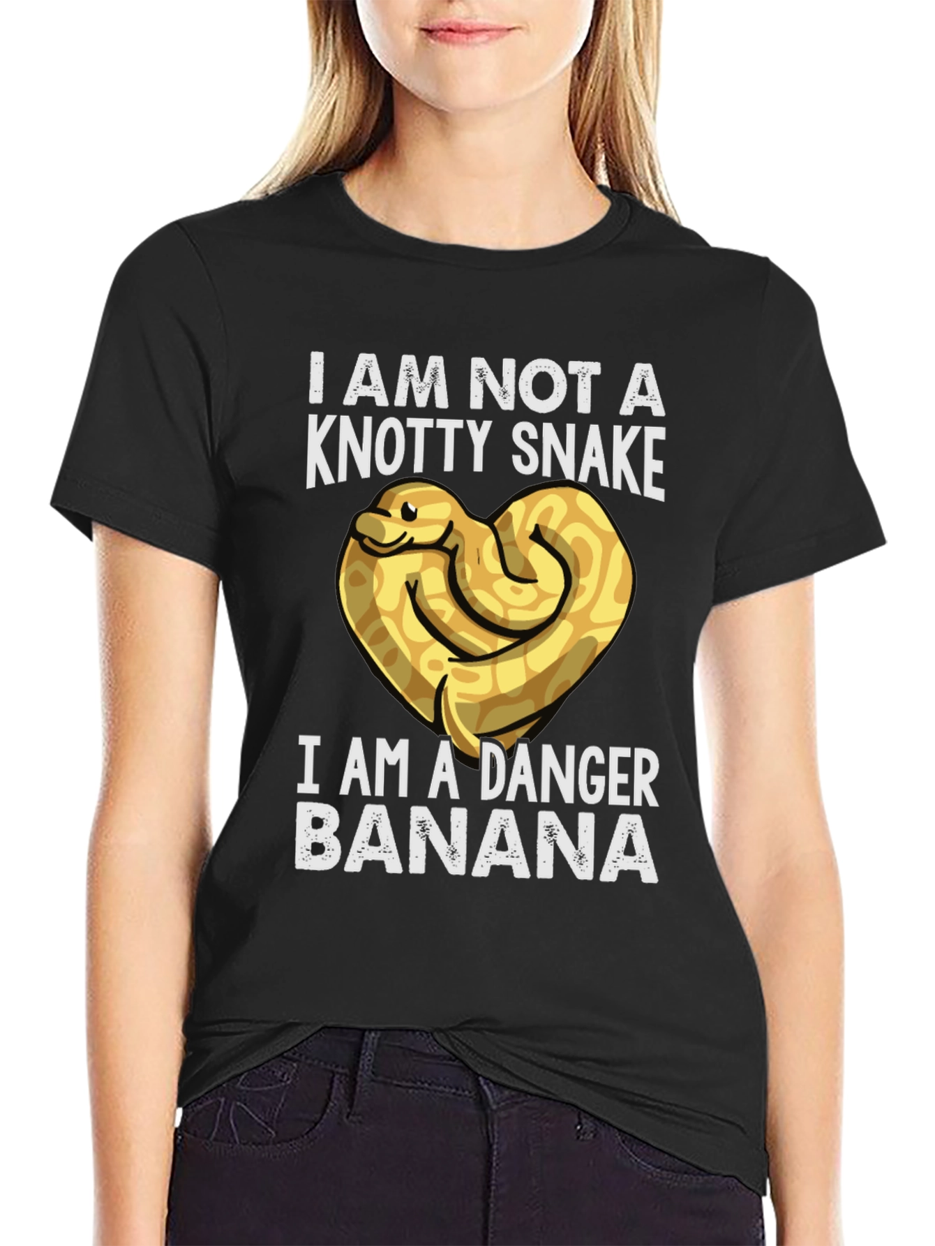 Danger Banana T-Shirt - Novelty Snake Tee