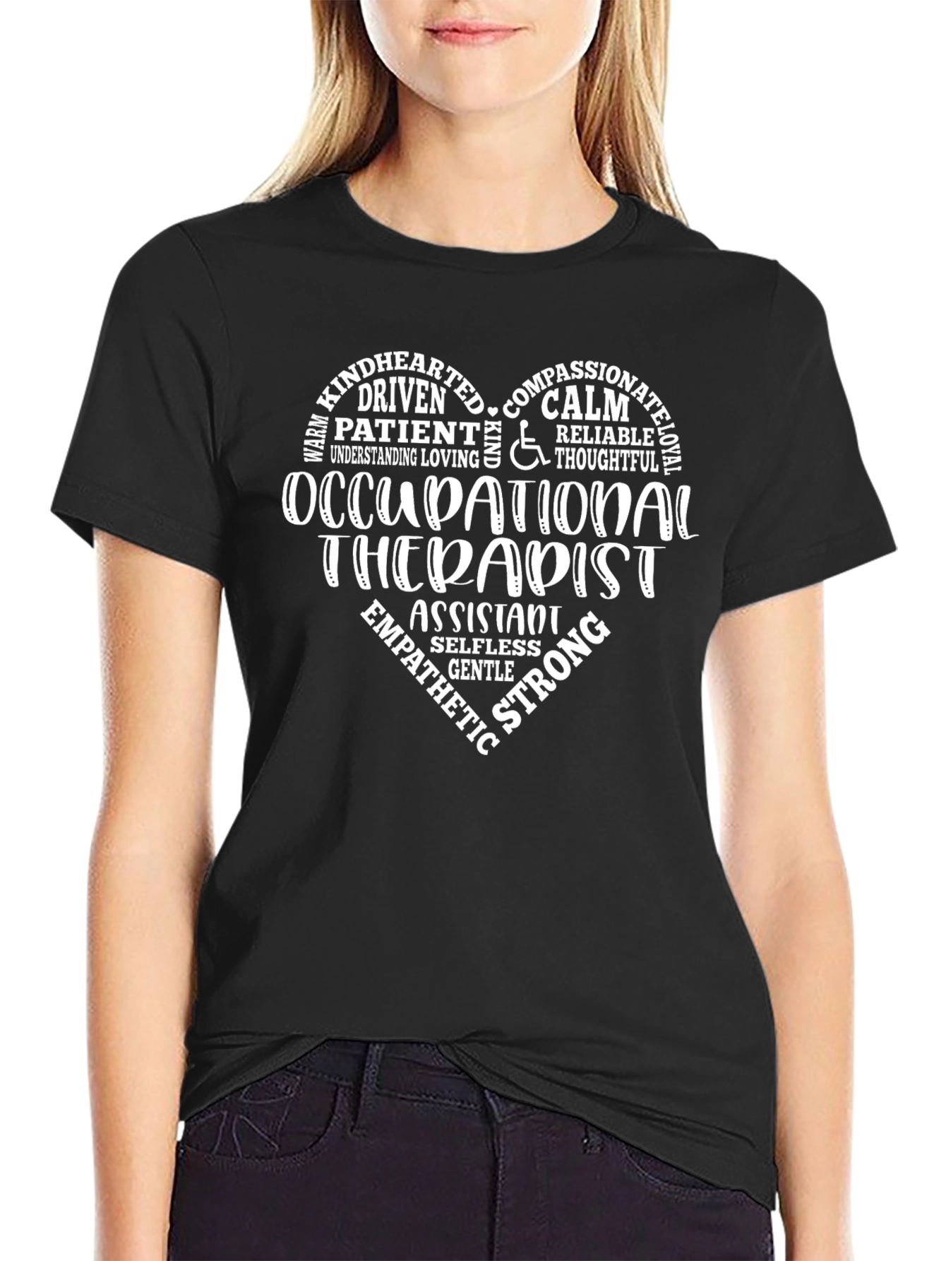 Occupational Therapist Assistant T-Shirt - Heart Design