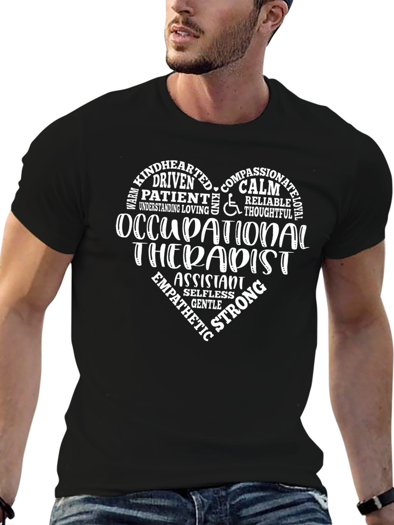 Occupational Therapist Assistant T-Shirt - Heart Design
