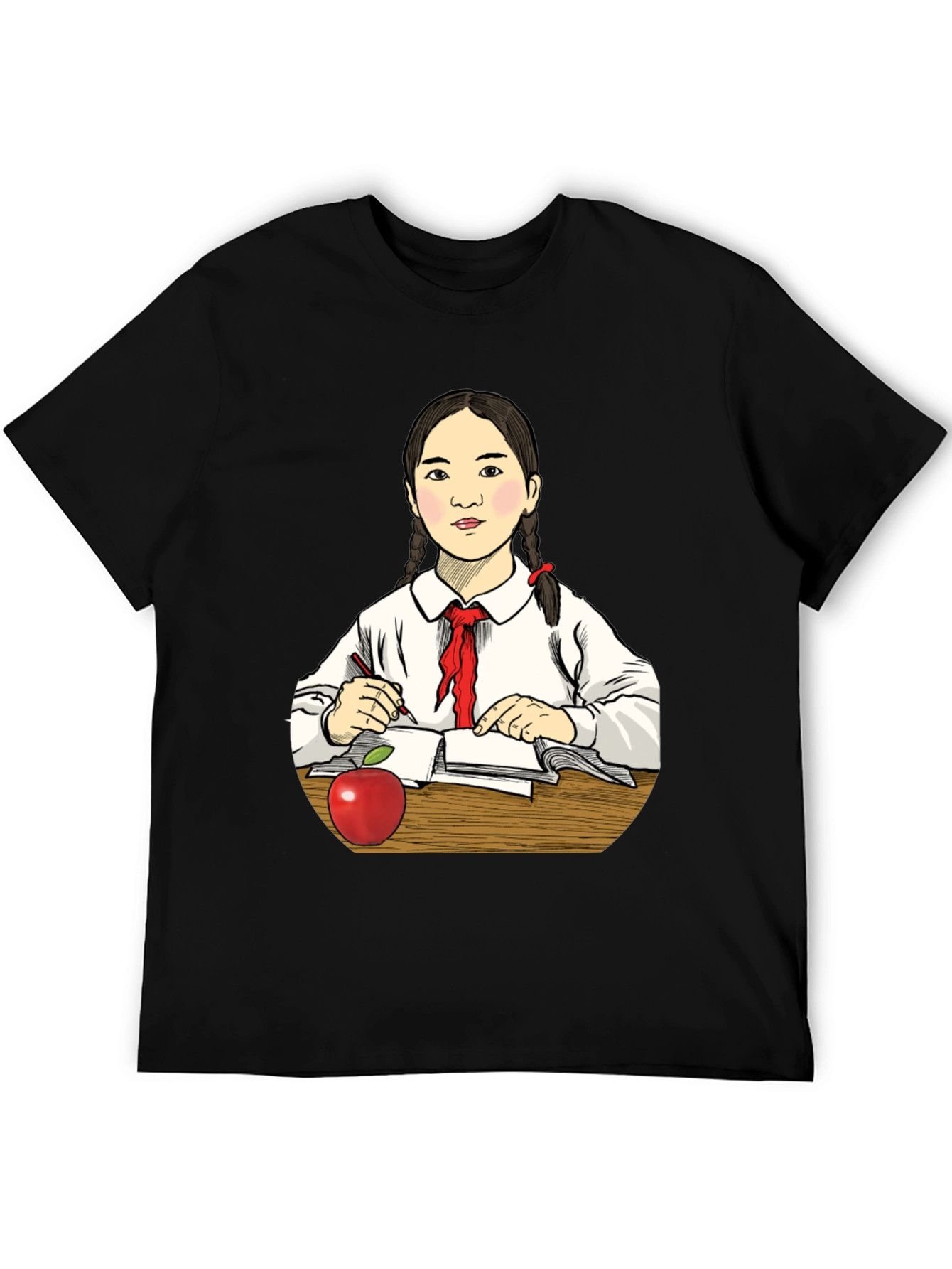 Student Girl Graphic Tee - Back to School Style