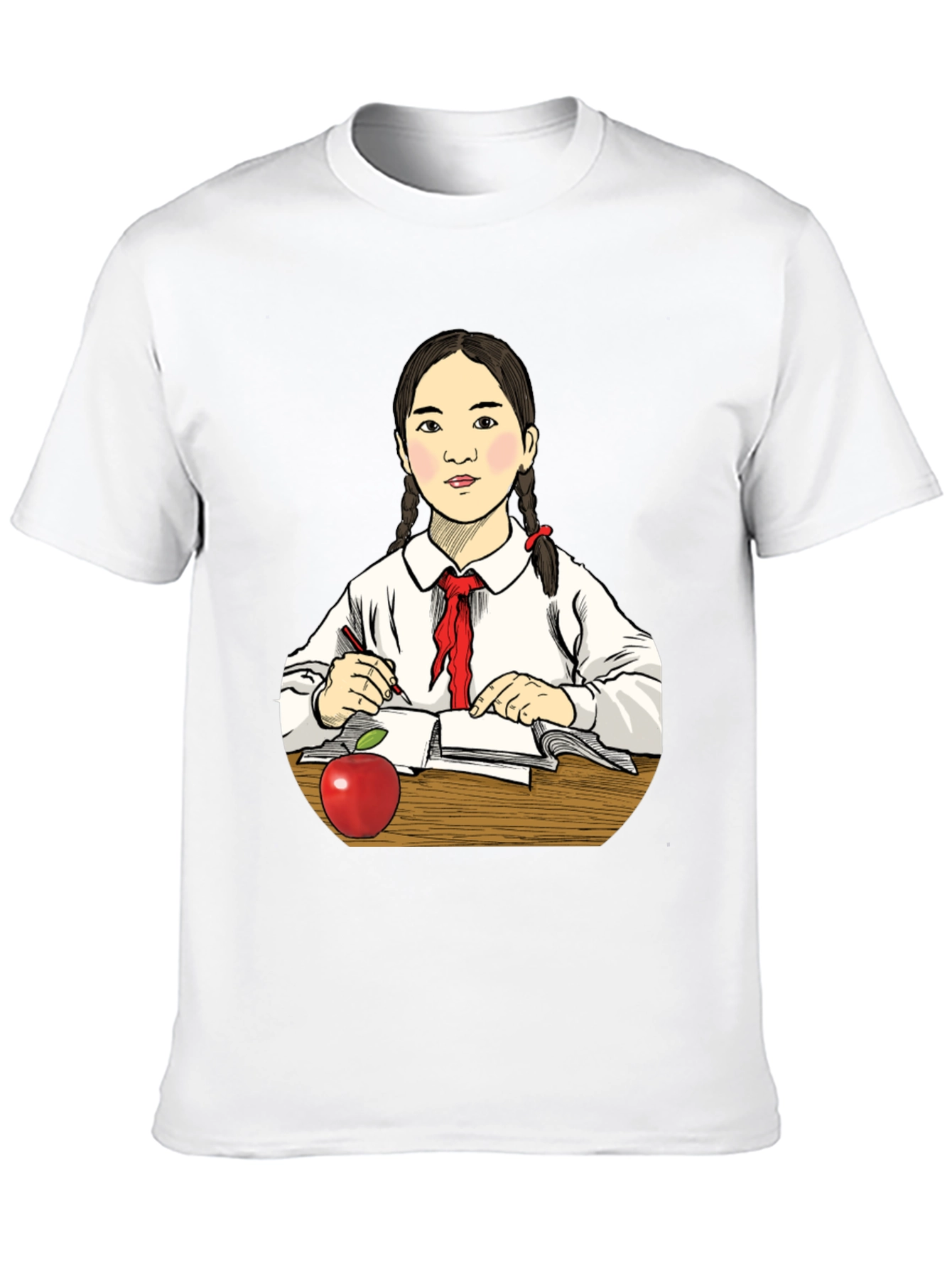 Student Girl Graphic Tee - Back to School Style