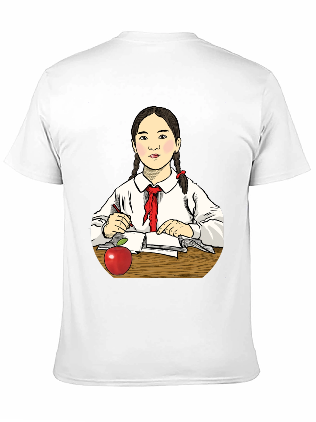 Student Girl Graphic Tee - Back to School Style