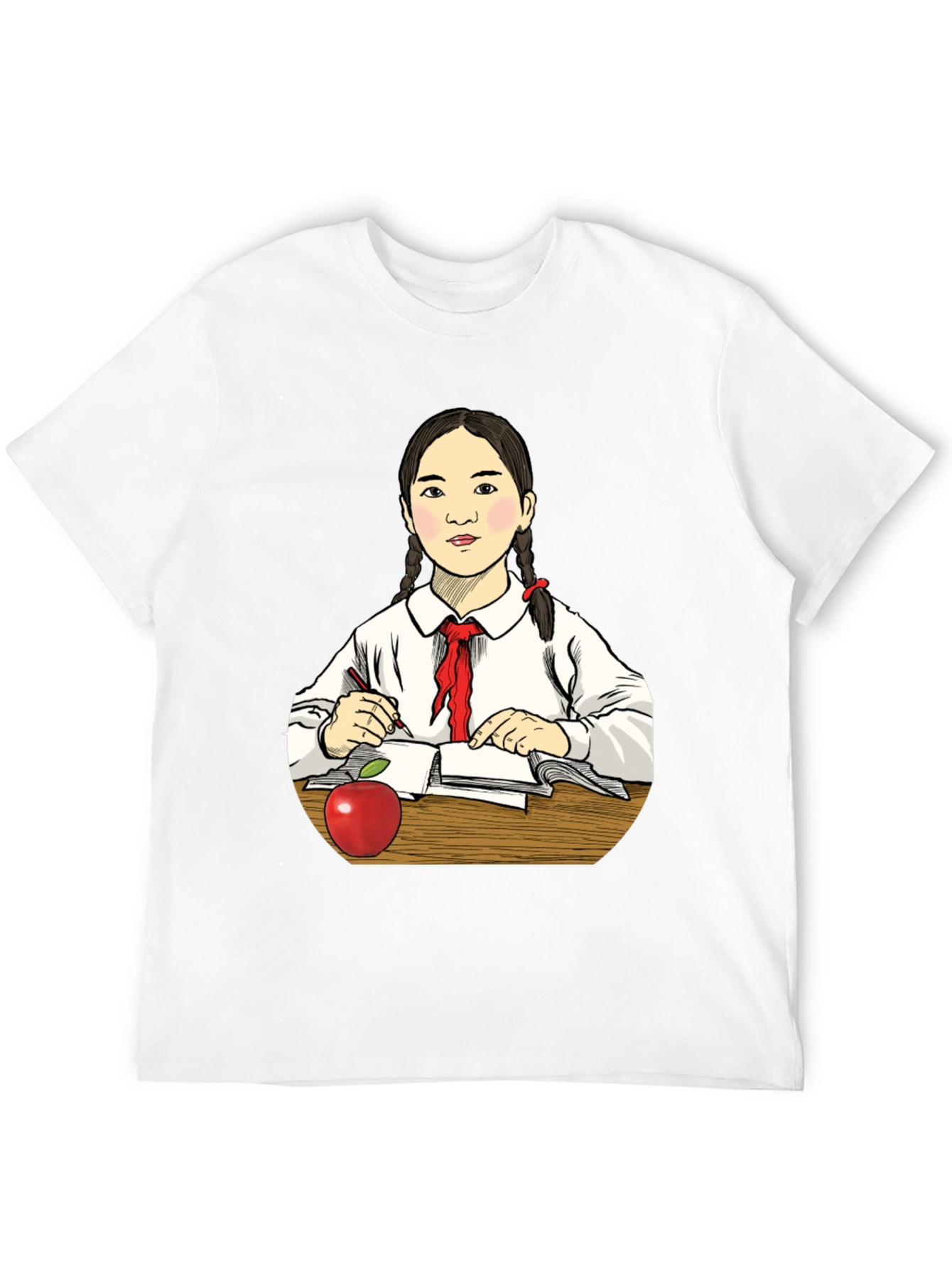 Student Girl Graphic Tee - Back to School Style