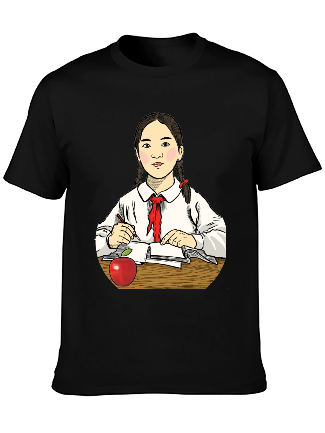 Student Girl Graphic Tee - Back to School Style