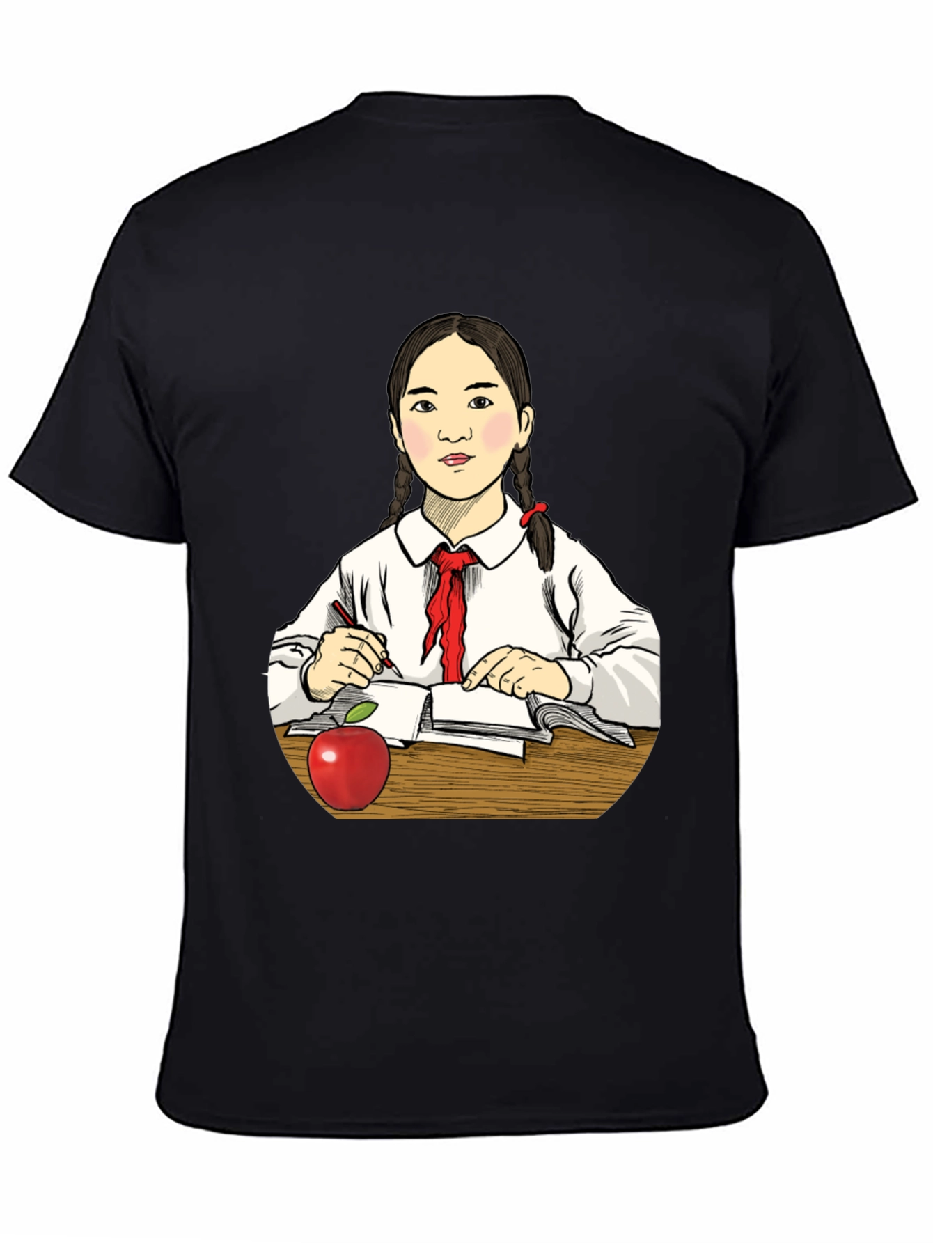 Student Girl Graphic Tee - Back to School Style