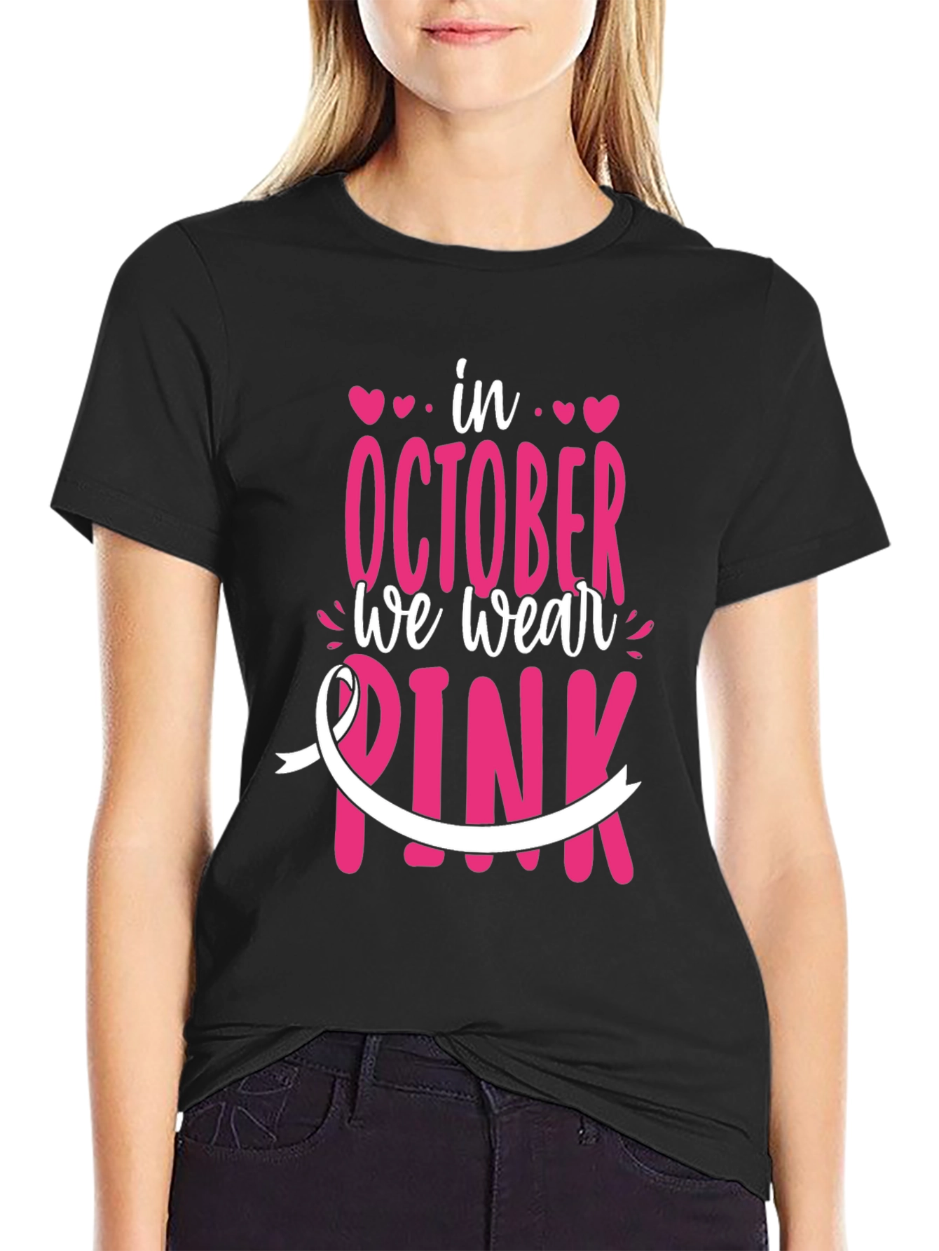 October We Wear Pink T-Shirt