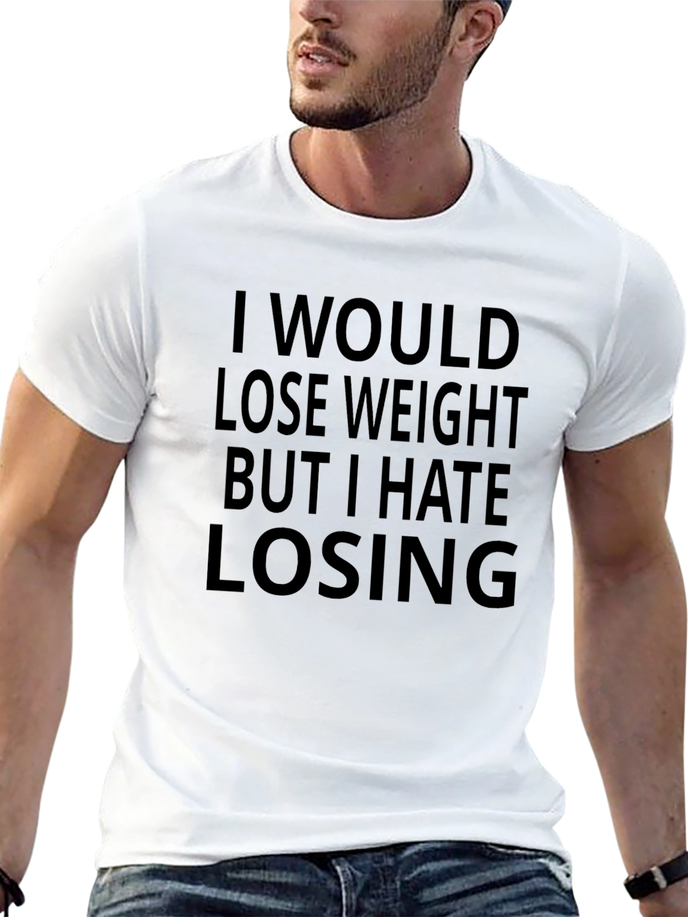 Funny Graphic Tee - I Hate Losing