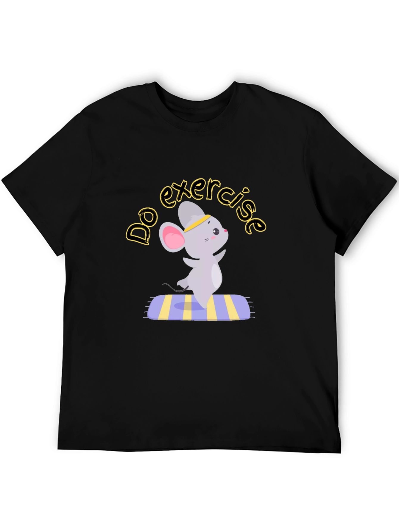 Exercise Mouse Graphic Tee