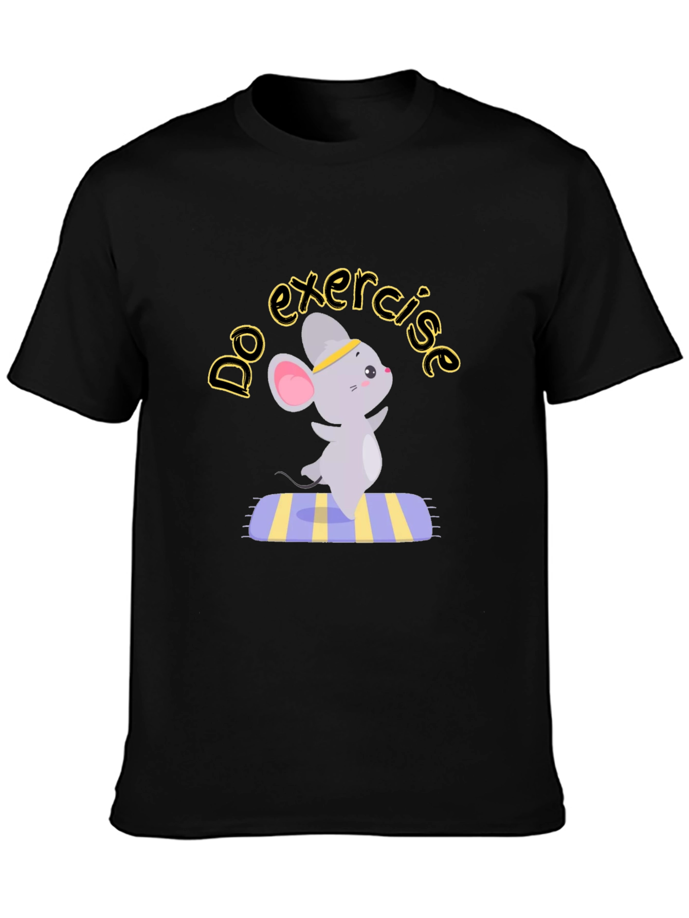 Exercise Mouse Graphic Tee