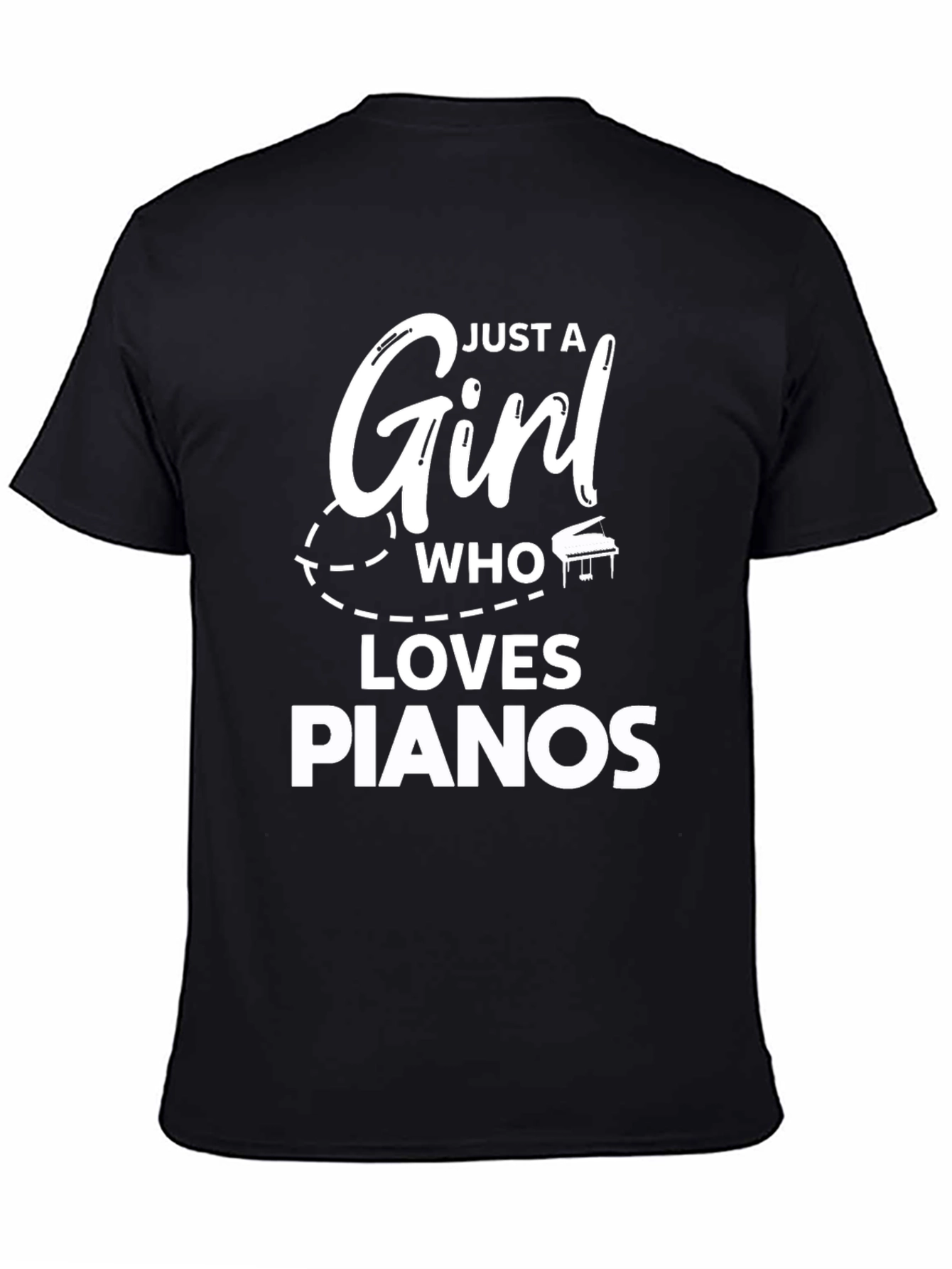 Just A Girl Who Loves Pianos T-Shirt