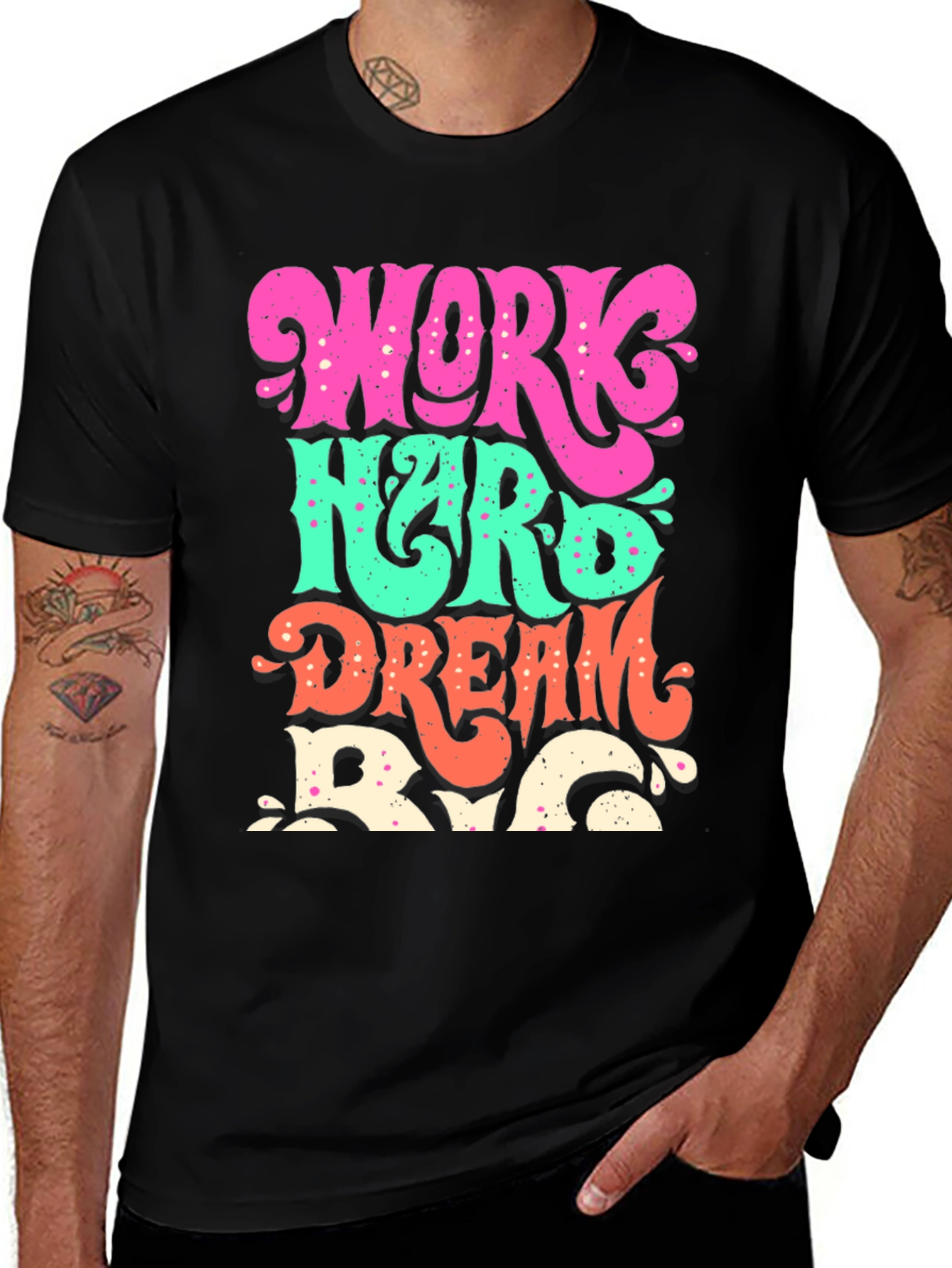 Work Hard Dream Big Graphic Tee