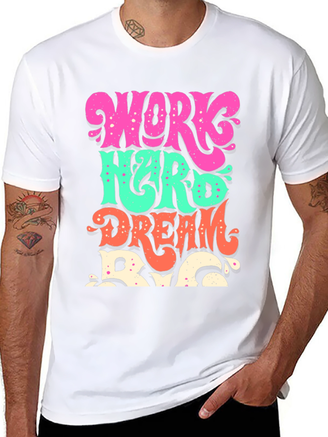 Work Hard Dream Big Graphic Tee