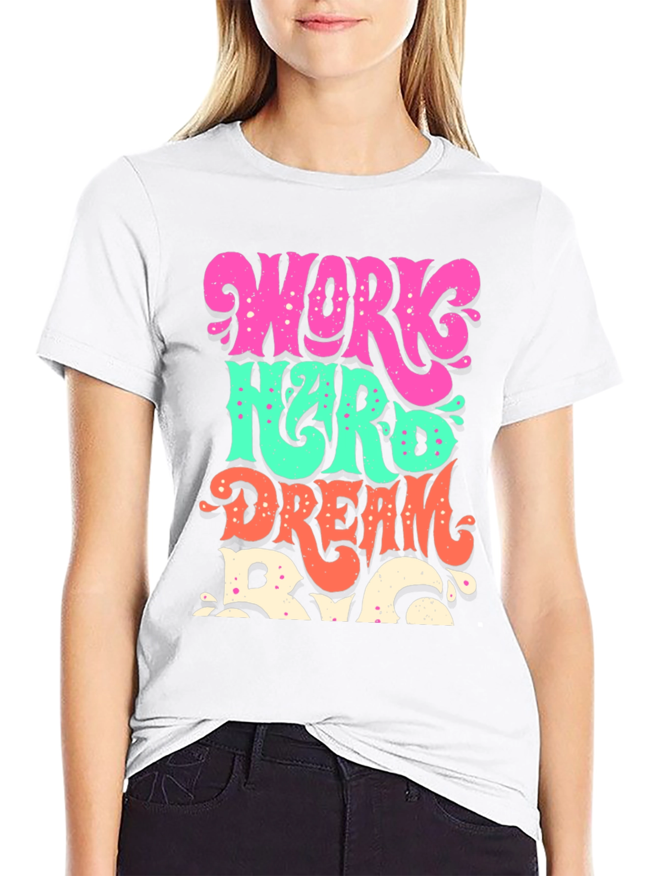Work Hard Dream Big Graphic Tee