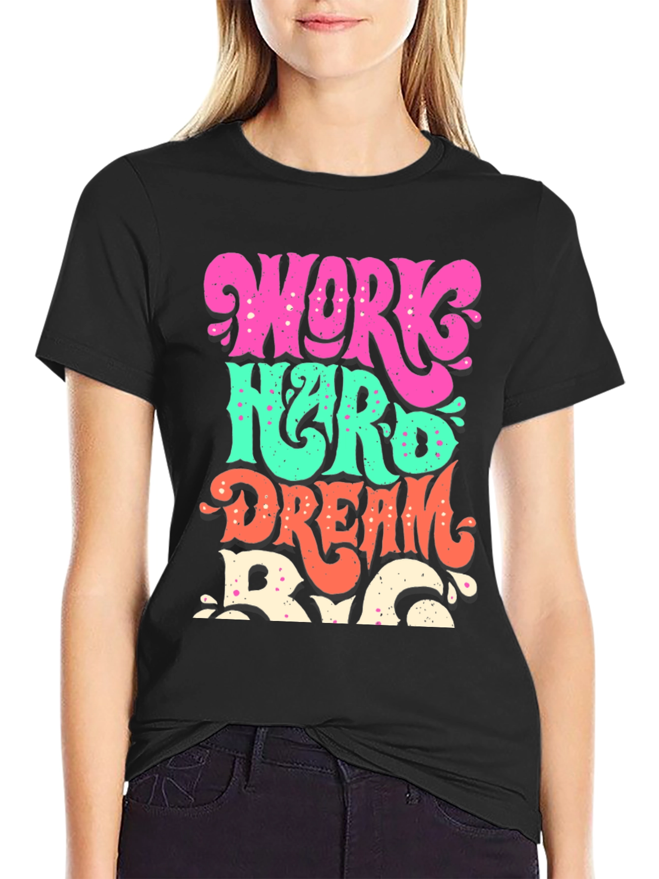 Work Hard Dream Big Graphic Tee