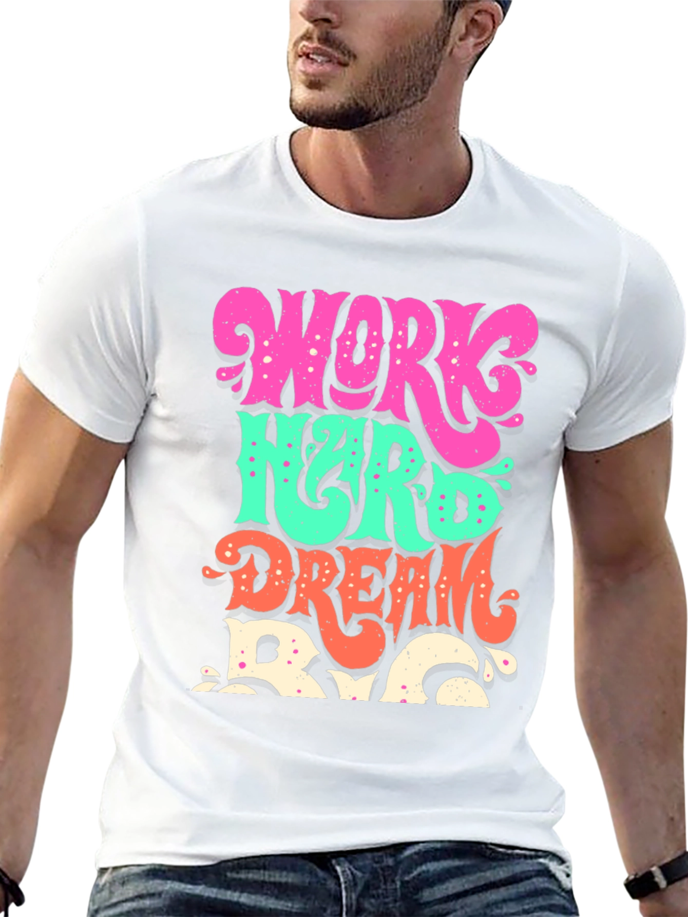 Work Hard Dream Big Graphic Tee