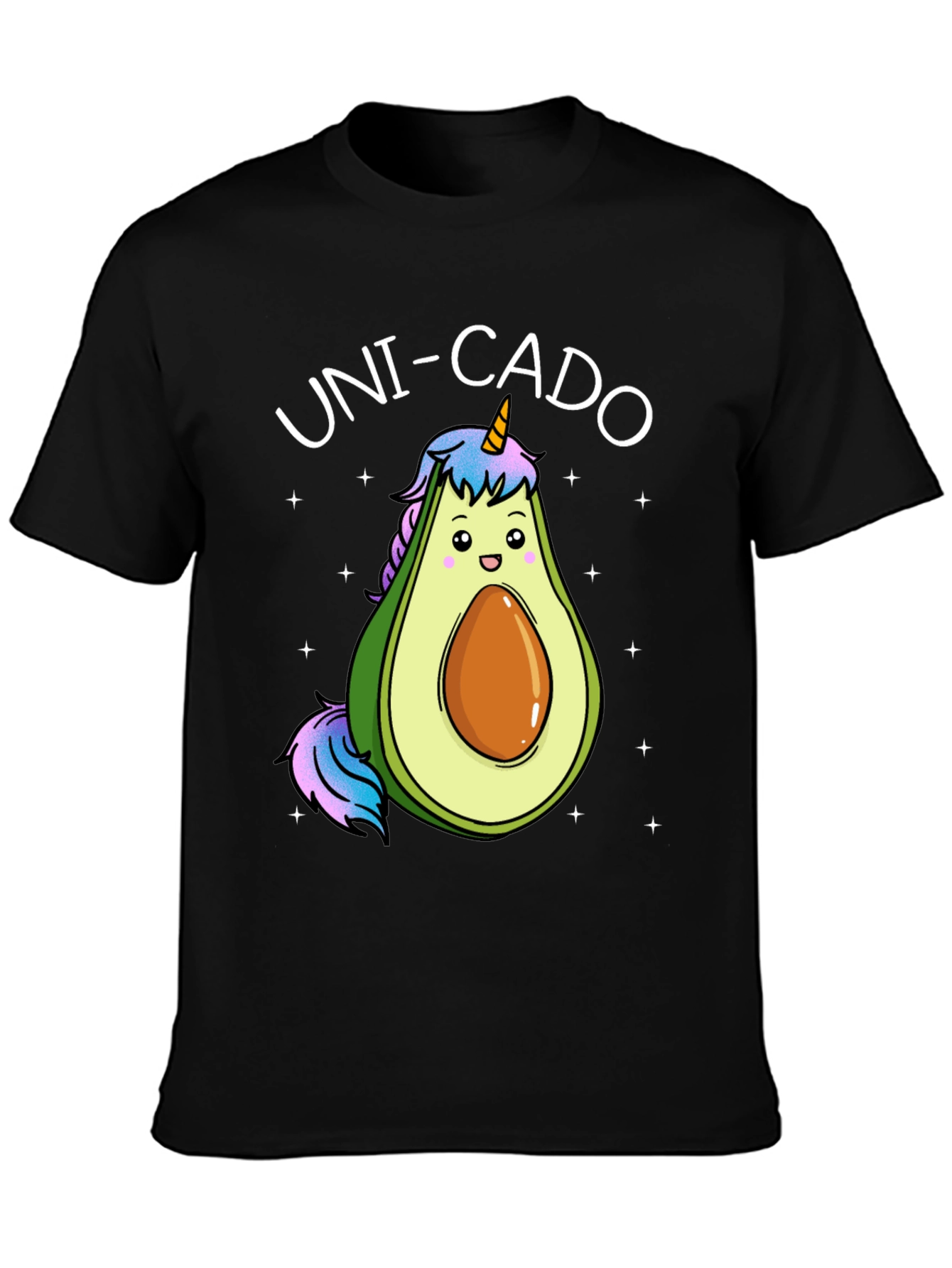 Uni-Cado Avocado Unicorn Graphic T-Shirt