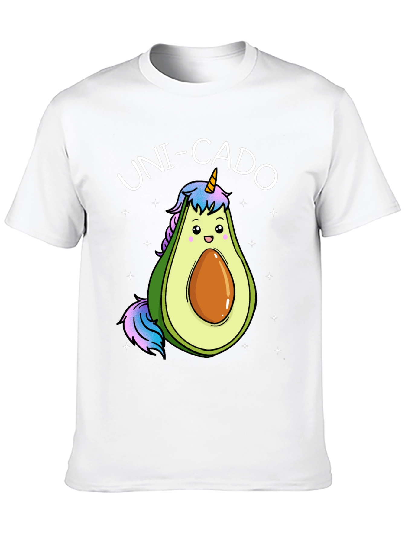 Uni-Cado Avocado Unicorn Graphic T-Shirt