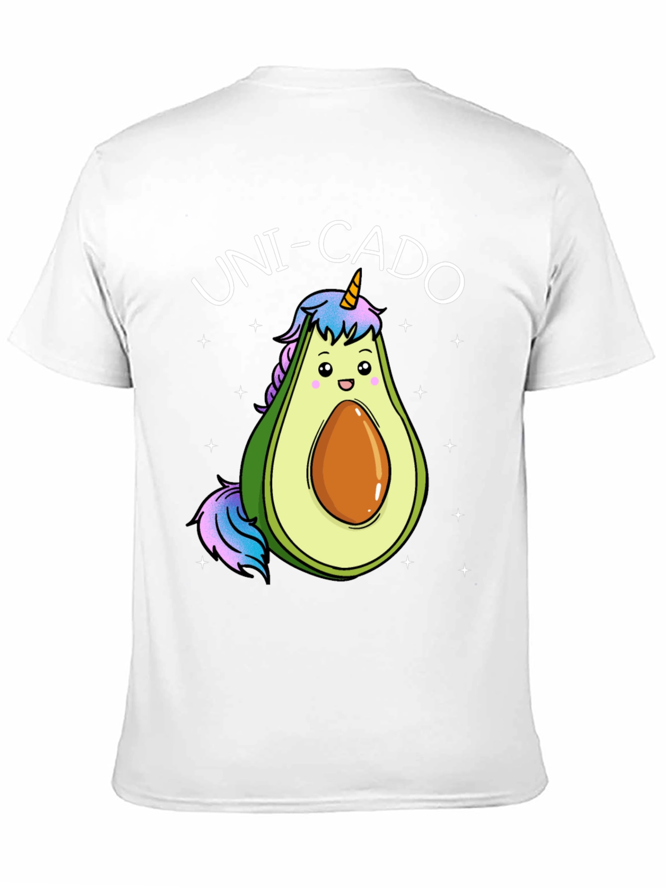 Uni-Cado Avocado Unicorn Graphic T-Shirt