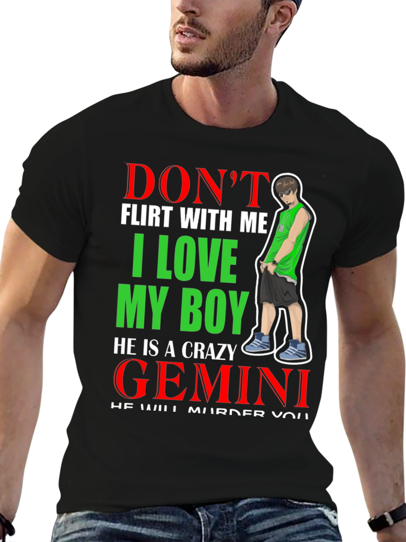 Dont Flirt with Me Gemini Graphic Tee