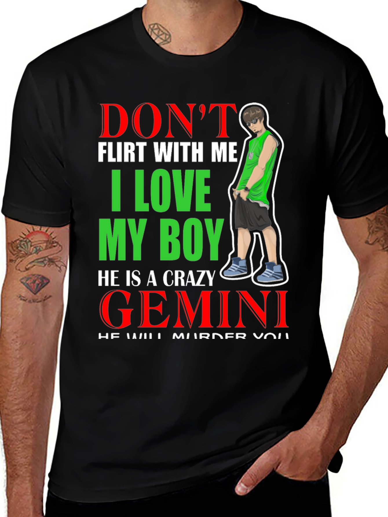 Dont Flirt with Me Gemini Graphic Tee