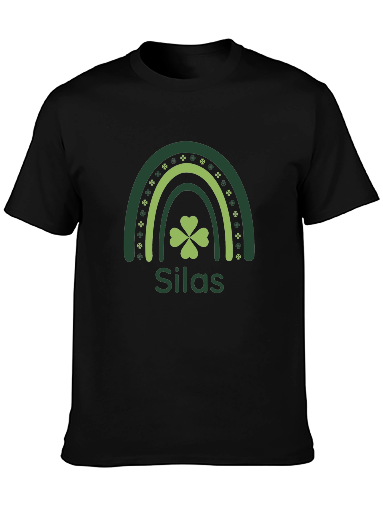 St. Patricks Day Silas Clover Rainbow T-Shirt