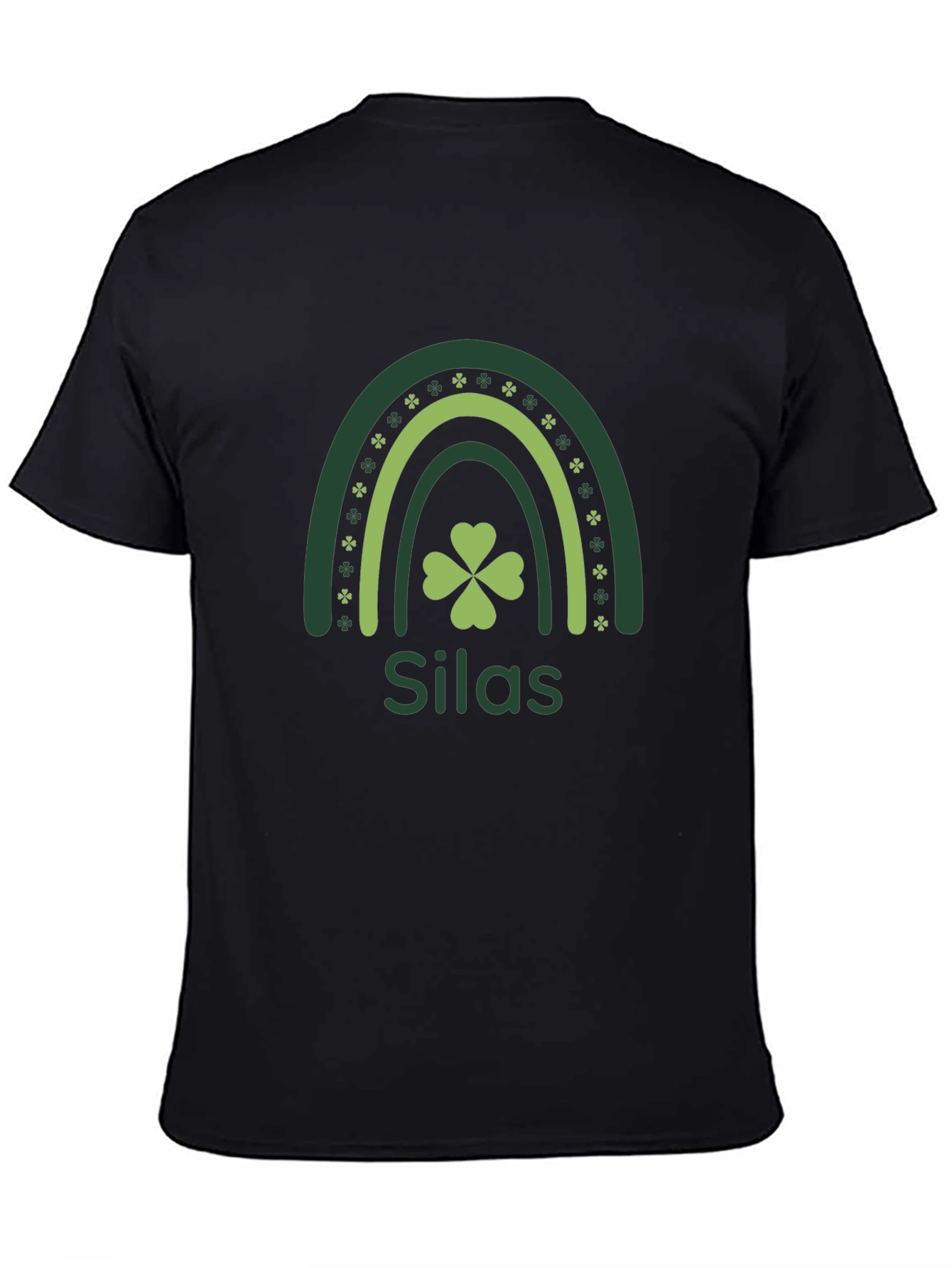 St. Patricks Day Silas Clover Rainbow T-Shirt
