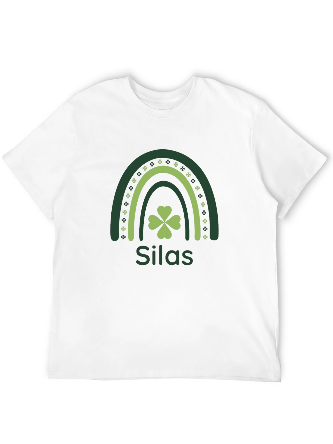 St. Patricks Day Silas Clover Rainbow T-Shirt