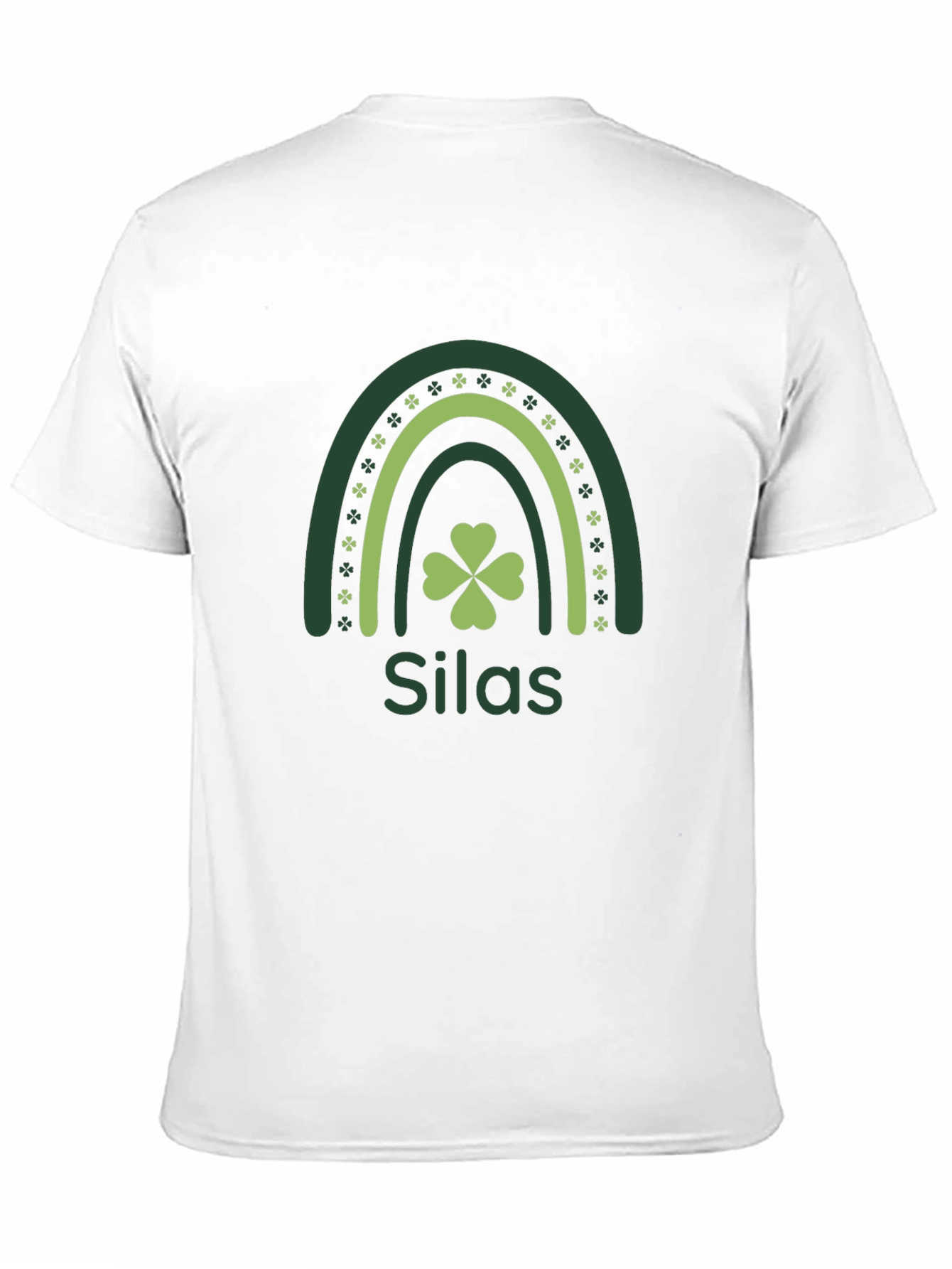St. Patricks Day Silas Clover Rainbow T-Shirt