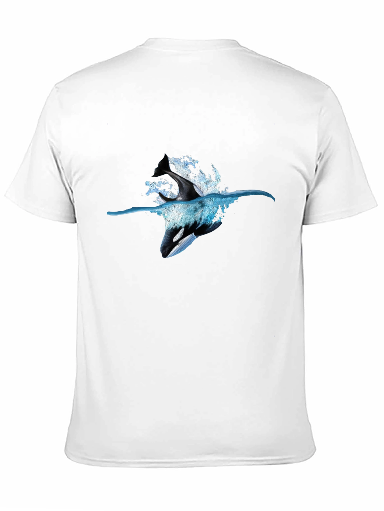 Orca Splash Graphic Tee - Black T-Shirt
