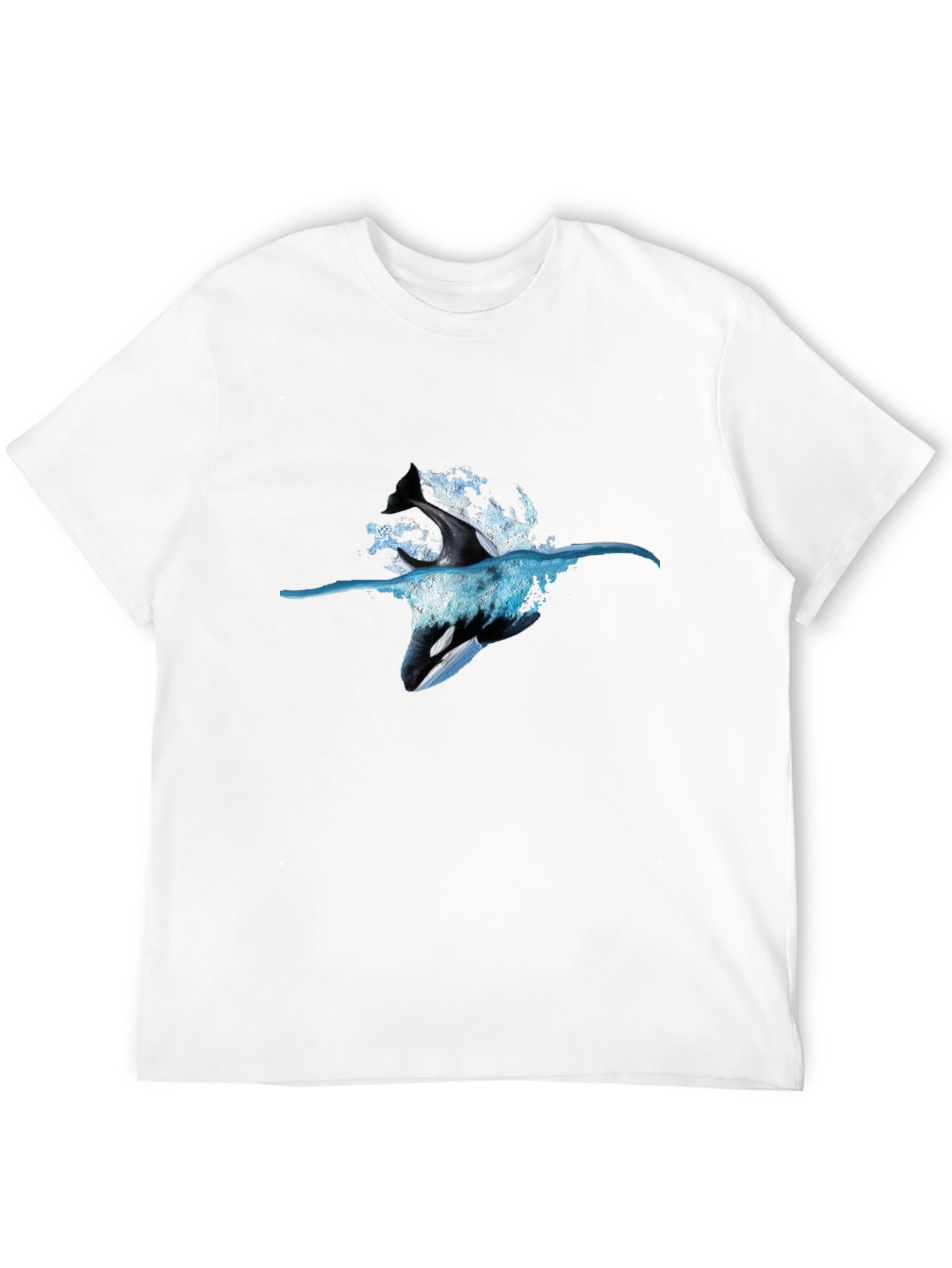 Orca Splash Graphic Tee - Black T-Shirt
