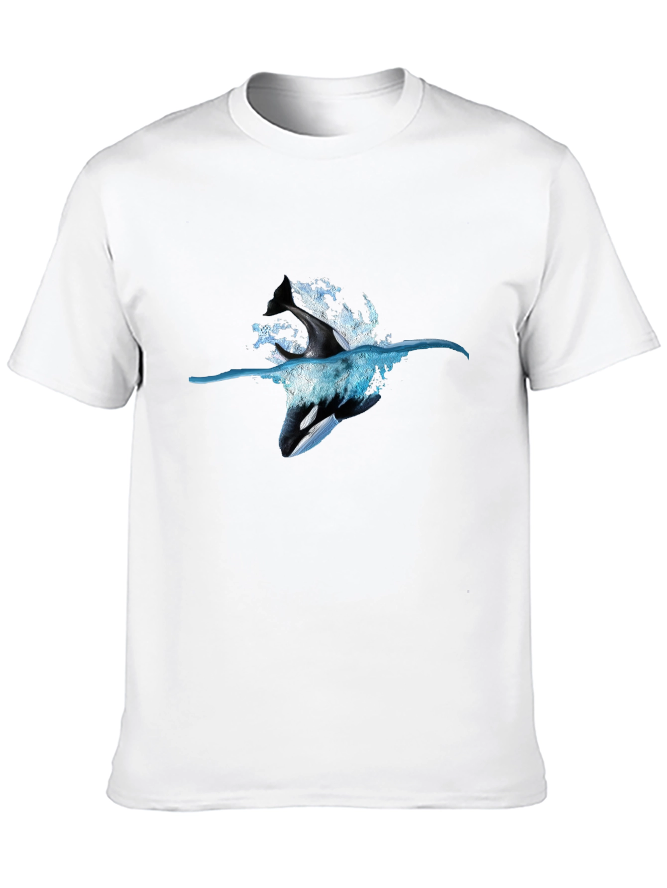Orca Splash Graphic Tee - Black T-Shirt