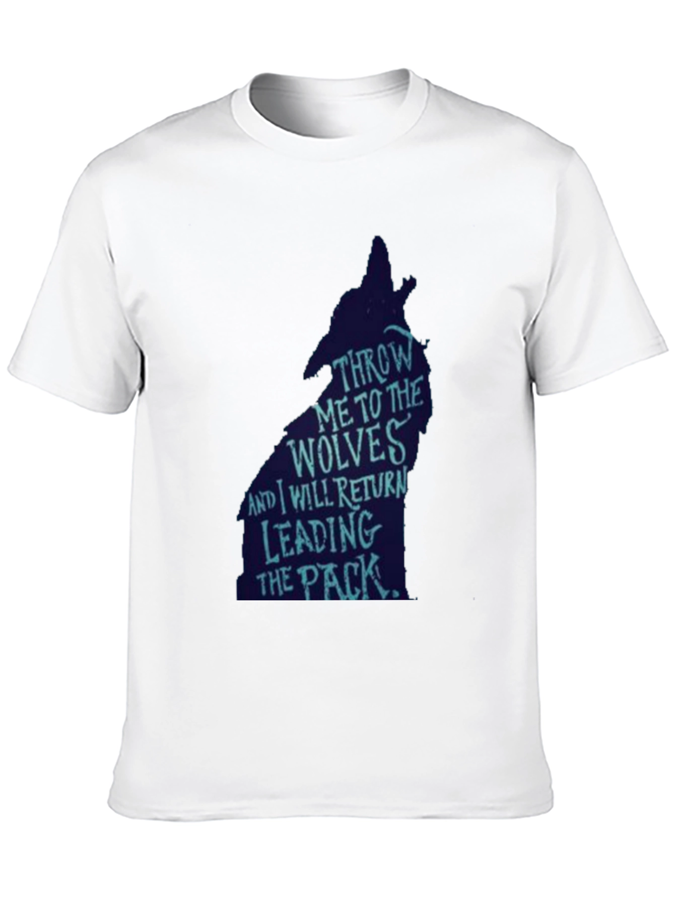 Wolf Pack Leader Graphic Tee - Black