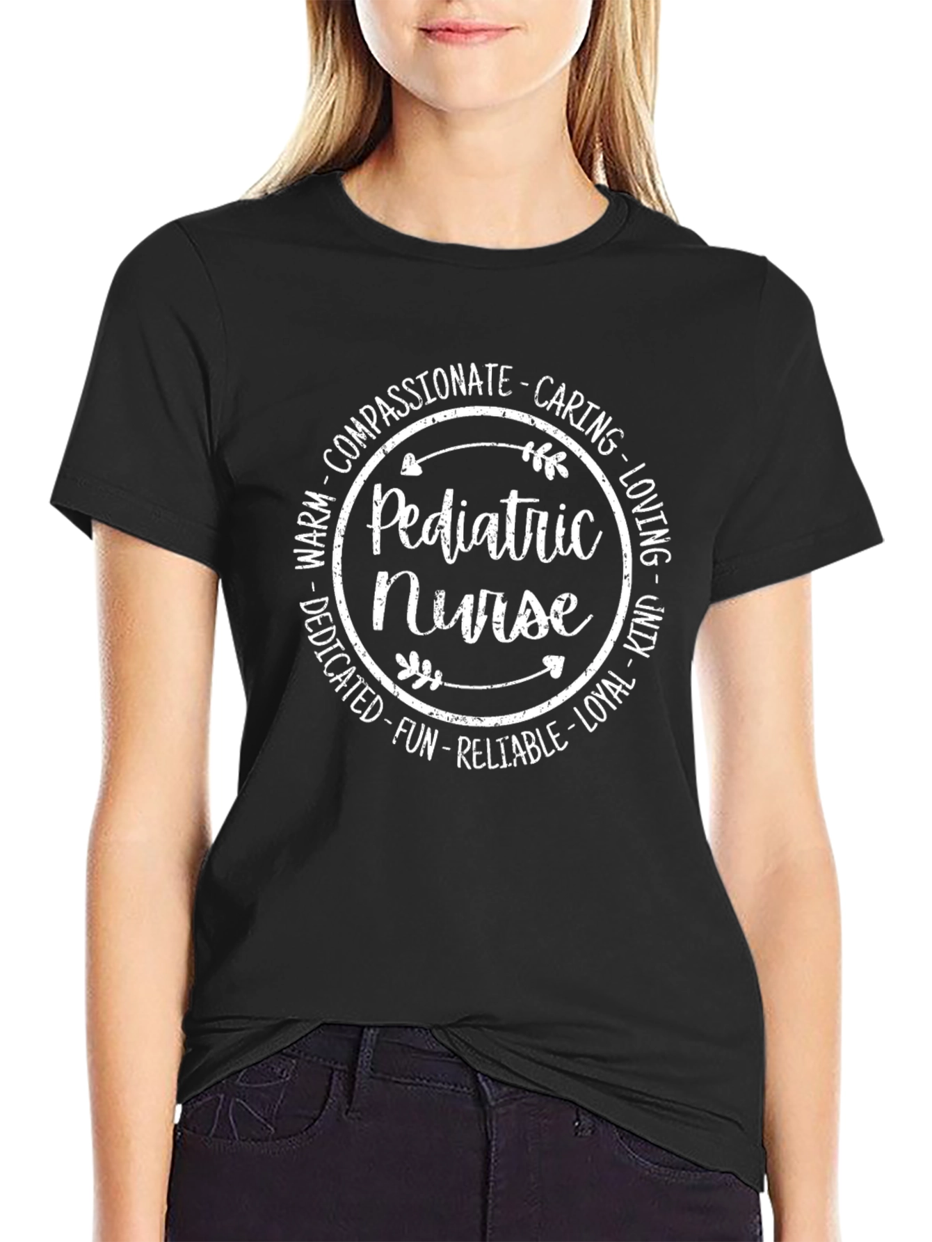 Pediatric Nurse T-Shirt Caring Compassionate