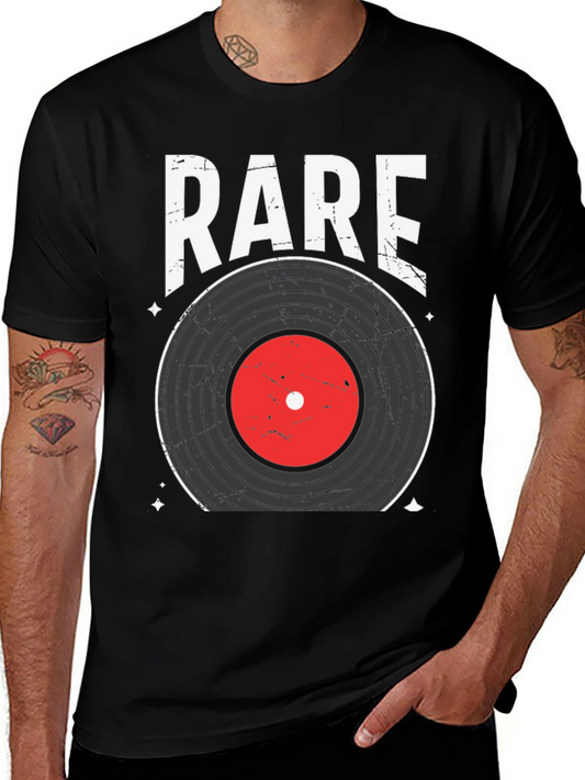 Rare Vinyl Record Graphic Tee - Music Lover Shirt