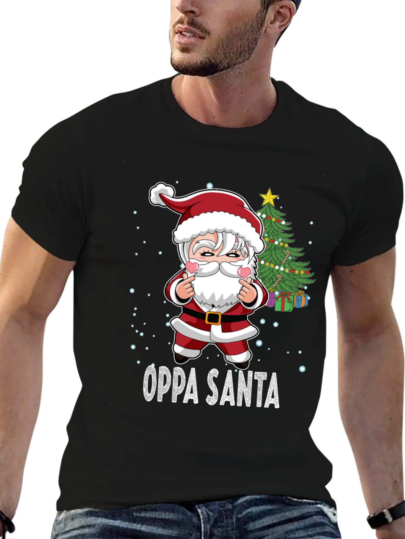 Oppa Santa Christmas T-Shirt