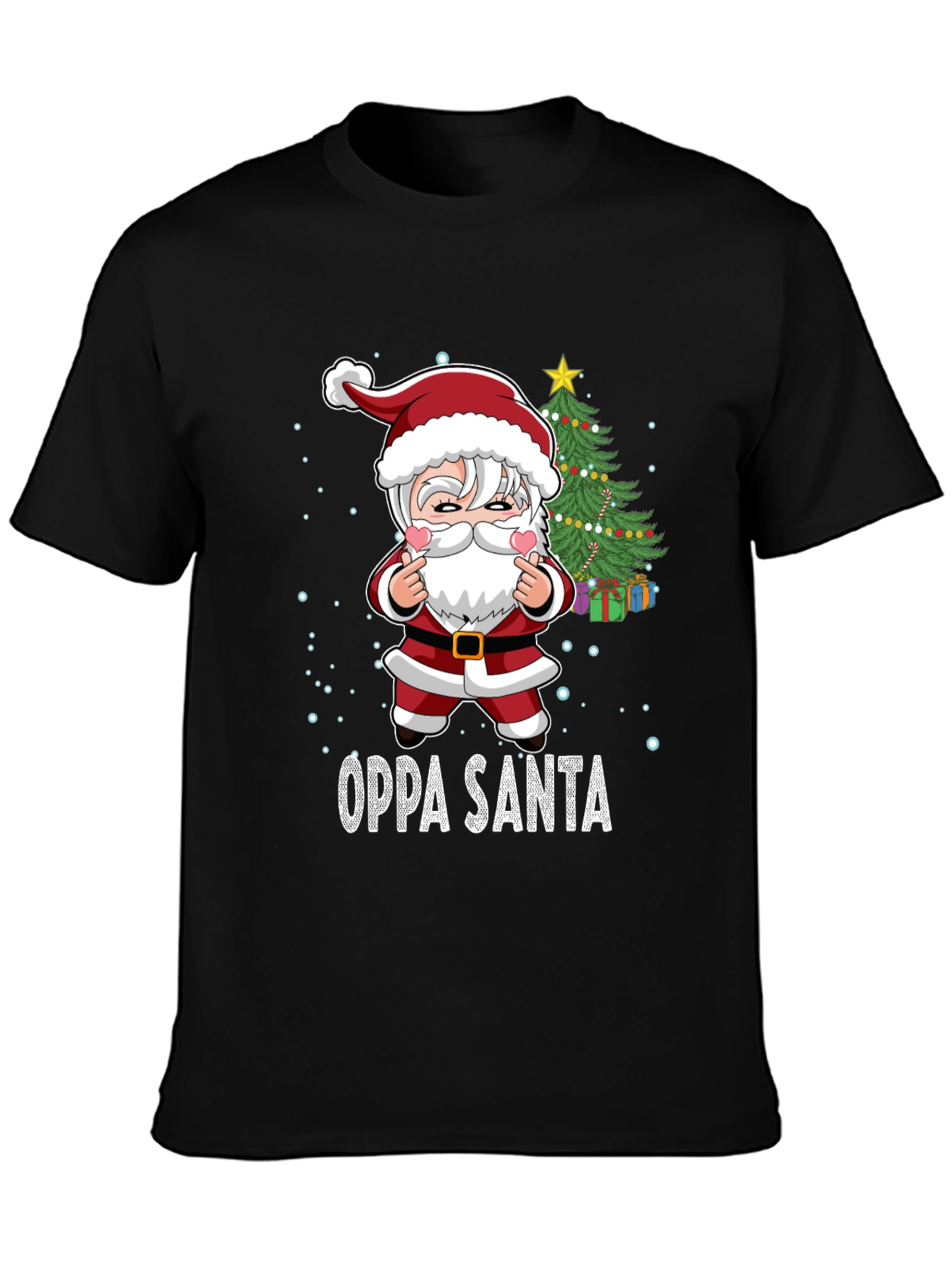 Oppa Santa Christmas T-Shirt