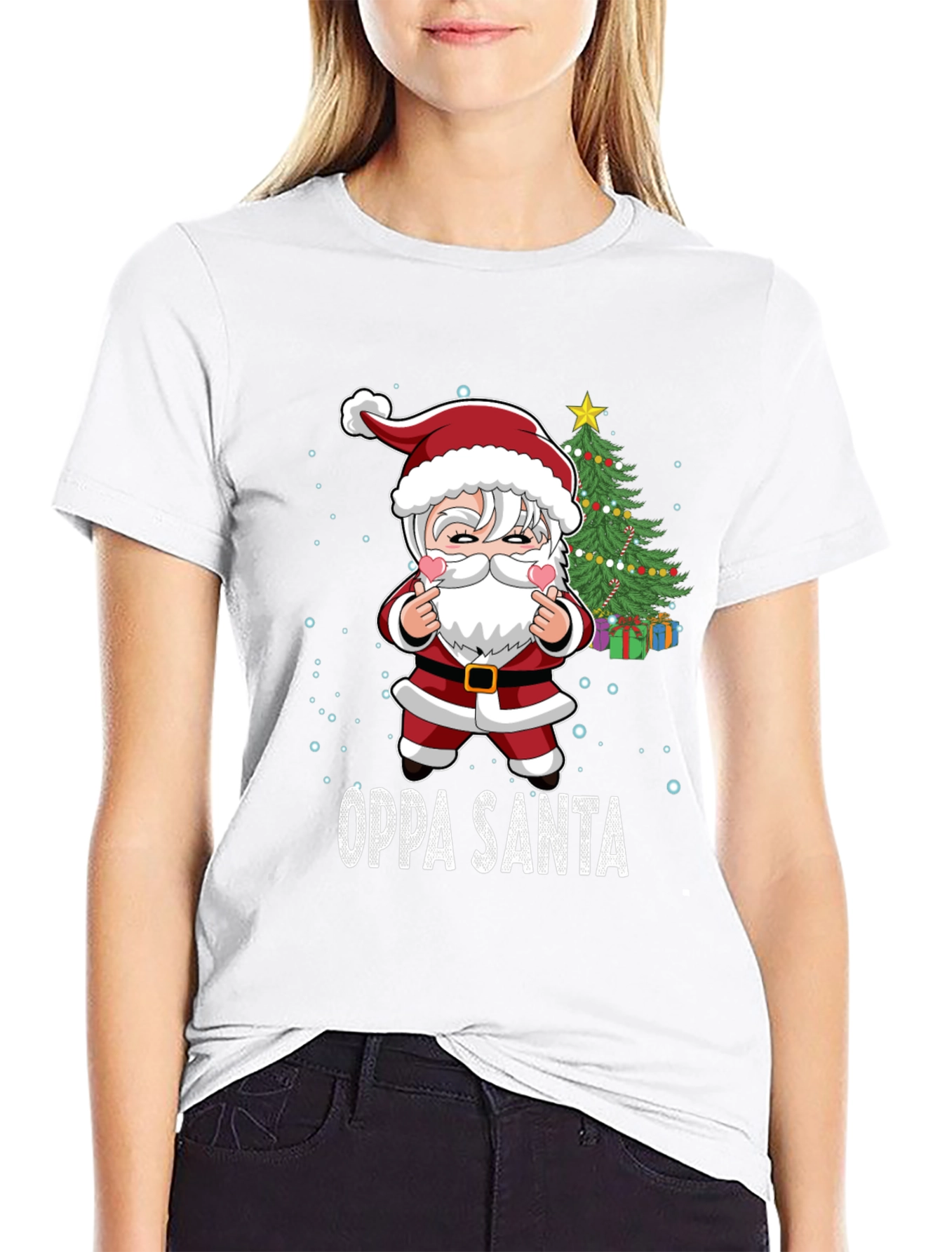 Oppa Santa Christmas T-Shirt